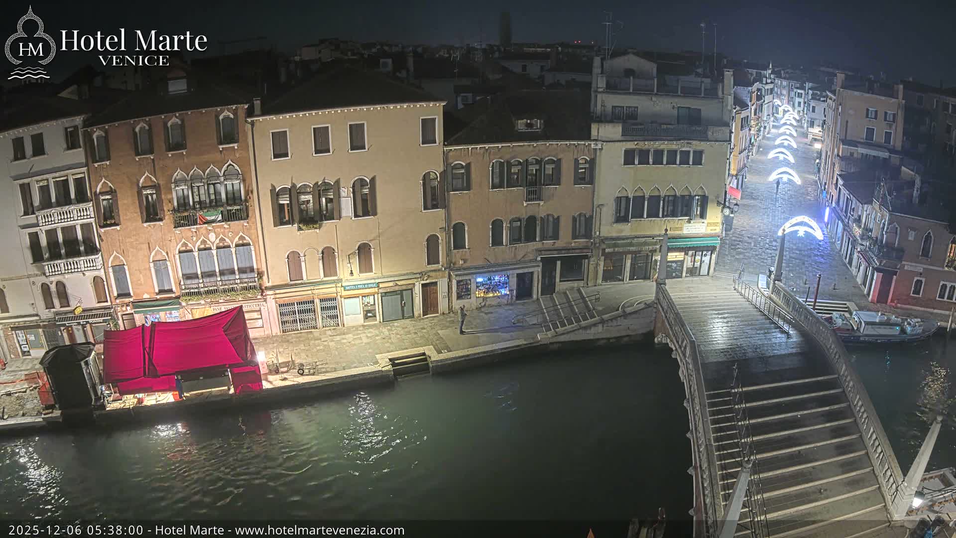 Venice , Ponte delle Guglie Bridge in Canal of Cannaregio - Venice, Veneto, Italy