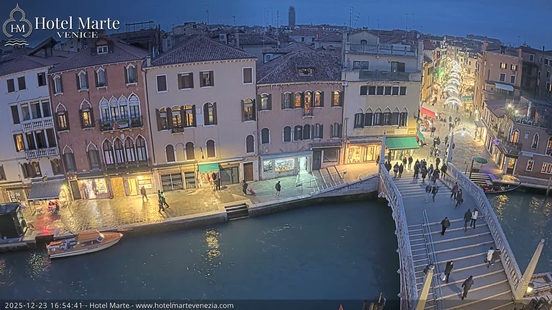 Venice , Ponte delle Guglie Bridge in Canal of Cannaregio - Venice, Veneto, Italy