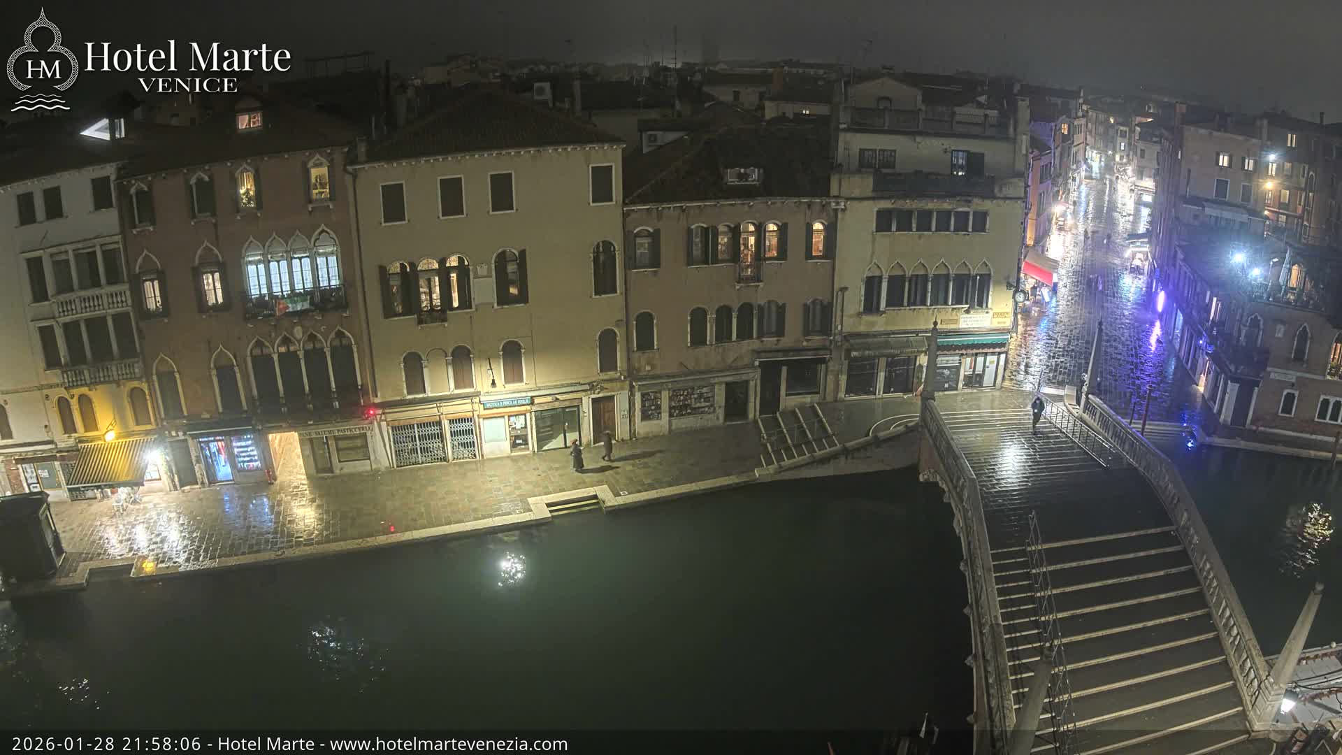Venice , Ponte delle Guglie Bridge in Canal of Cannaregio - Venice, Veneto, Italy