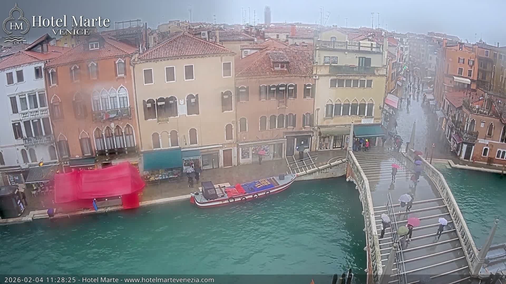 Venice , Ponte delle Guglie Bridge in Canal of Cannaregio - Venice, Veneto, Italy