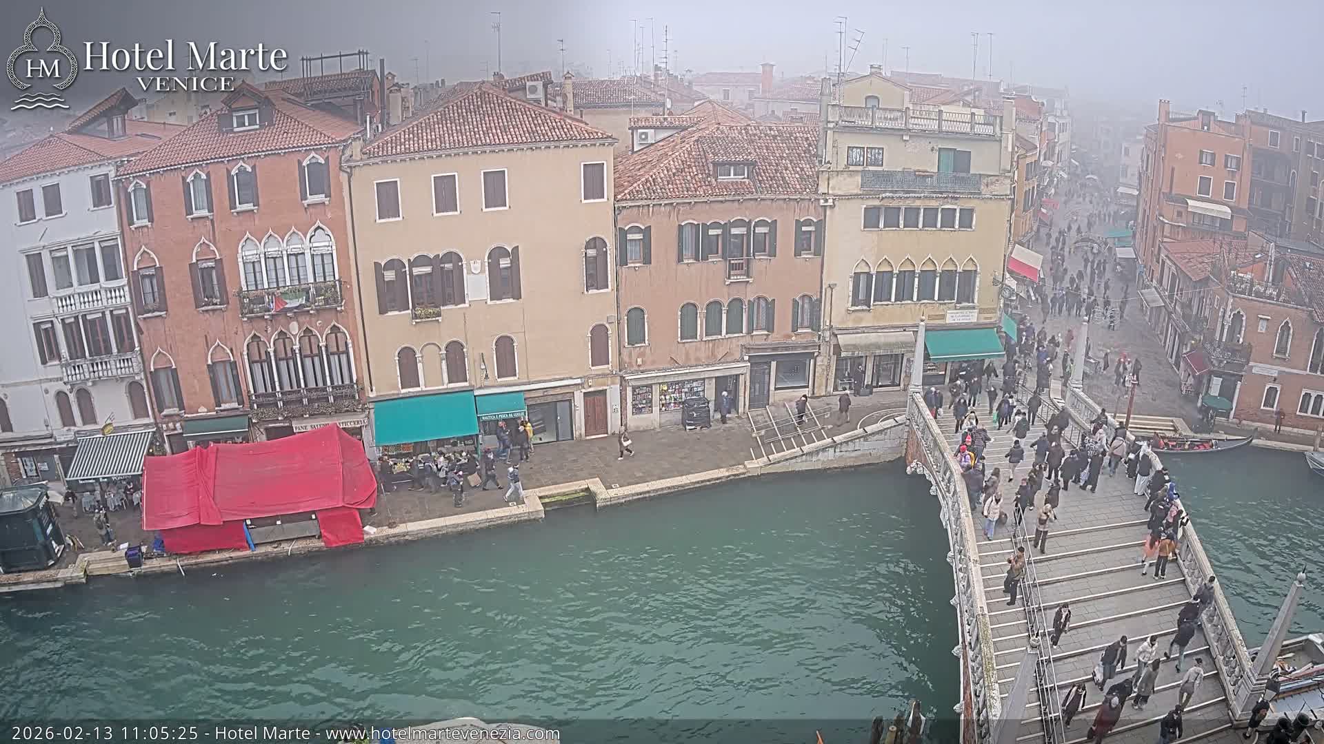 Venice , Ponte delle Guglie Bridge in Canal of Cannaregio - Venice, Veneto, Italy