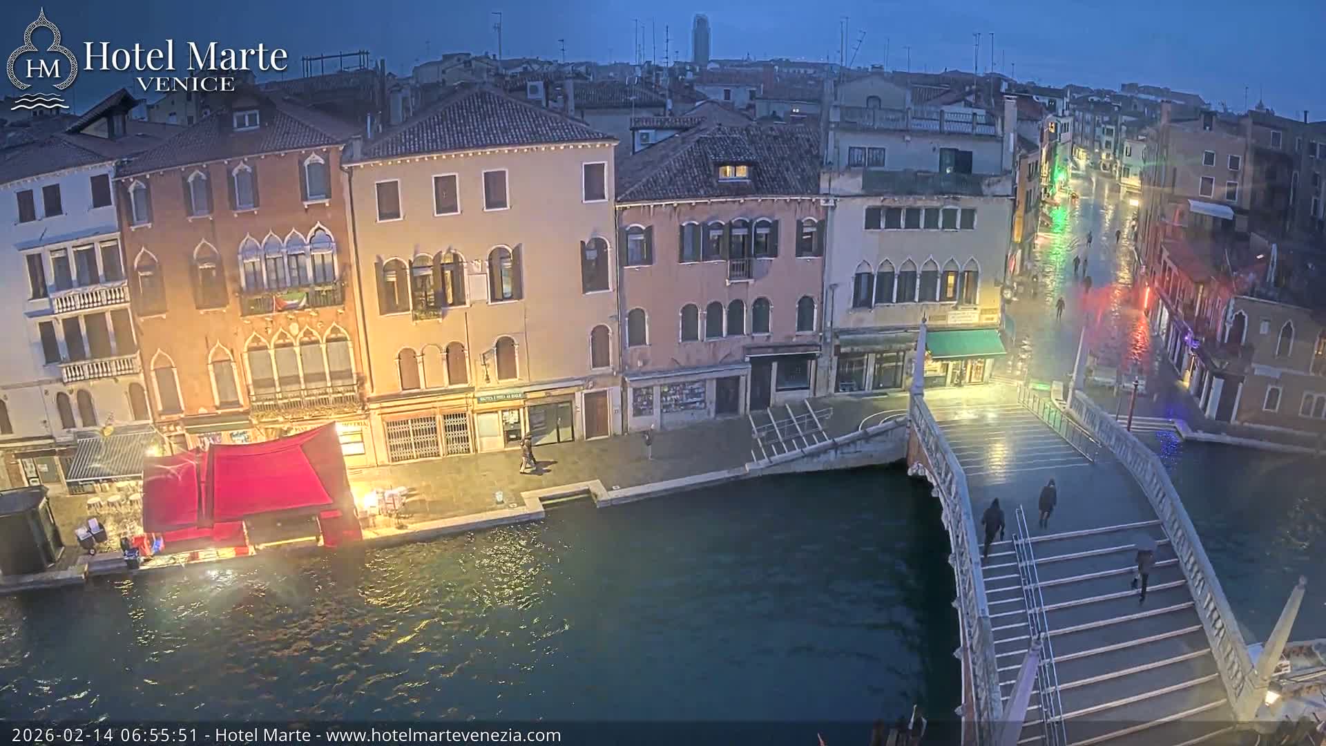 Venice , Ponte delle Guglie Bridge in Canal of Cannaregio - Venice, Veneto, Italy