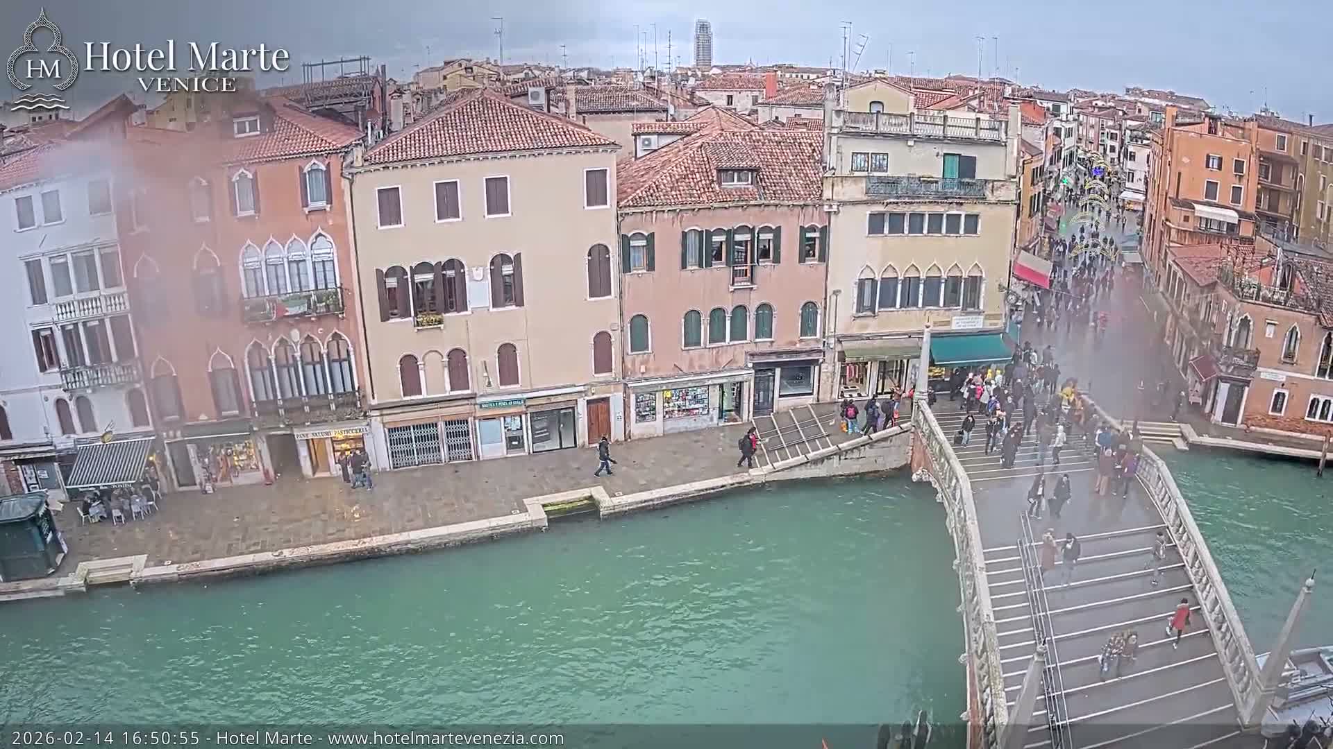 Venice , Ponte delle Guglie Bridge in Canal of Cannaregio - Venice, Veneto, Italy
