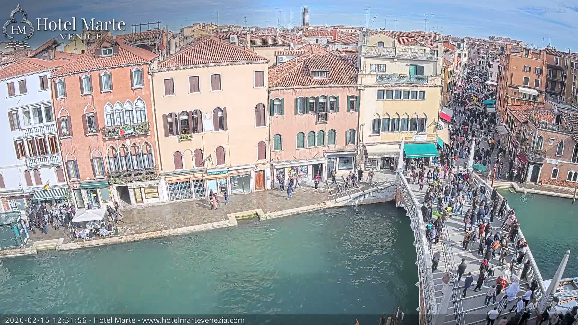 Venice , Ponte delle Guglie Bridge in Canal of Cannaregio - Venice, Veneto, Italy