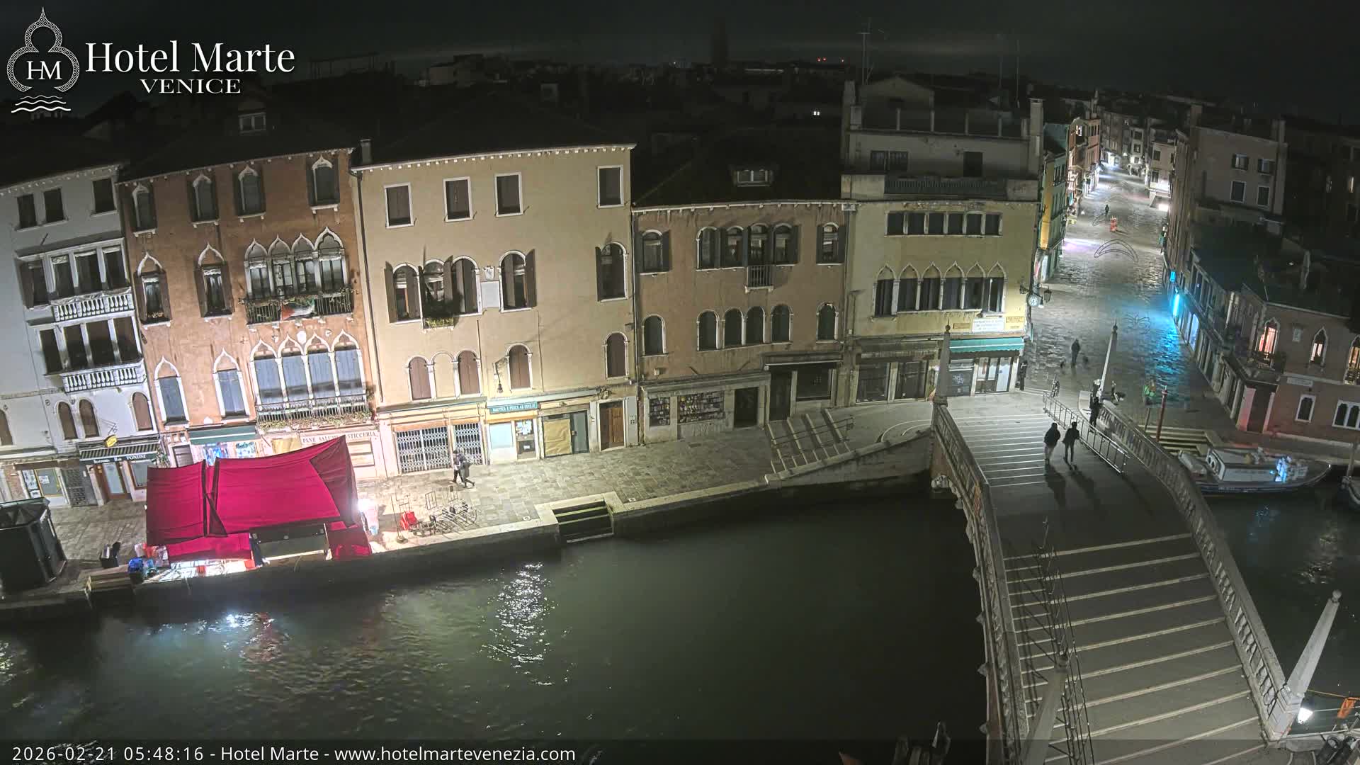 Venice , Ponte delle Guglie Bridge in Canal of Cannaregio - Venice, Veneto, Italy