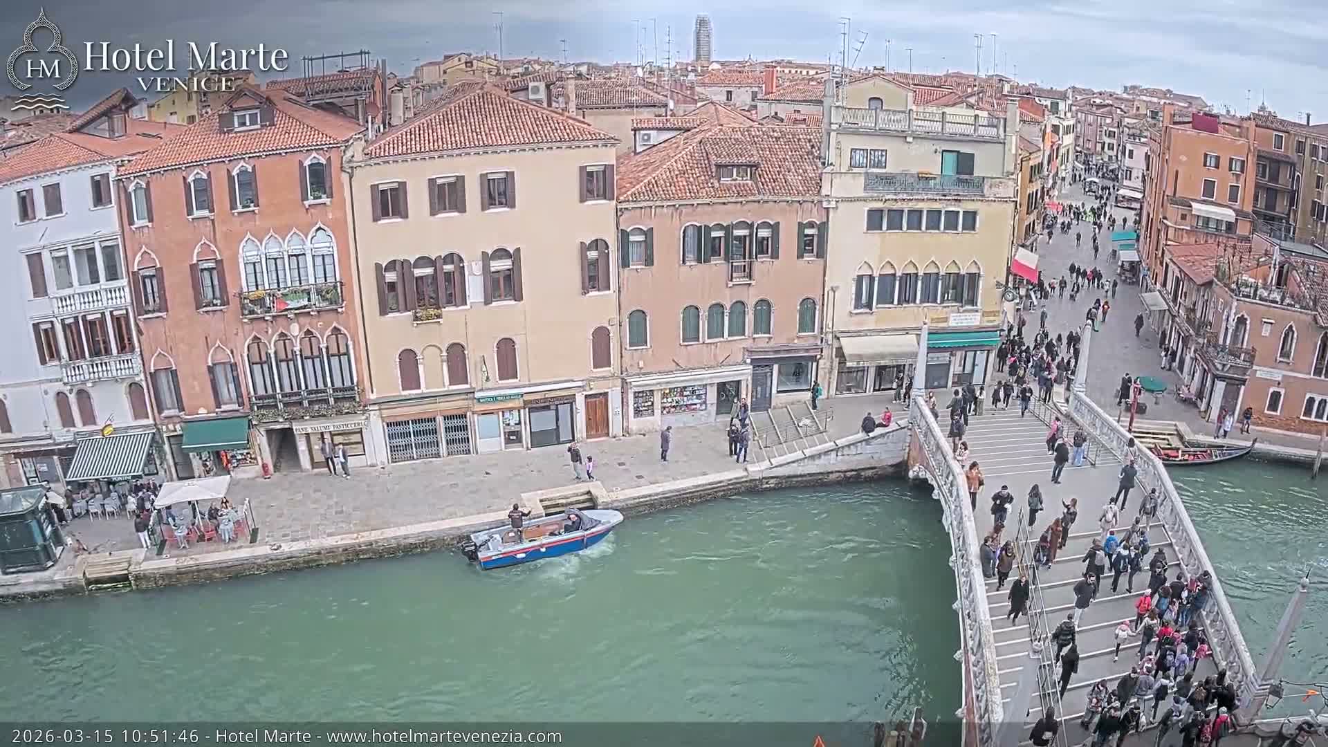 Venice , Ponte delle Guglie Bridge in Canal of Cannaregio - Venice, Veneto, Italy