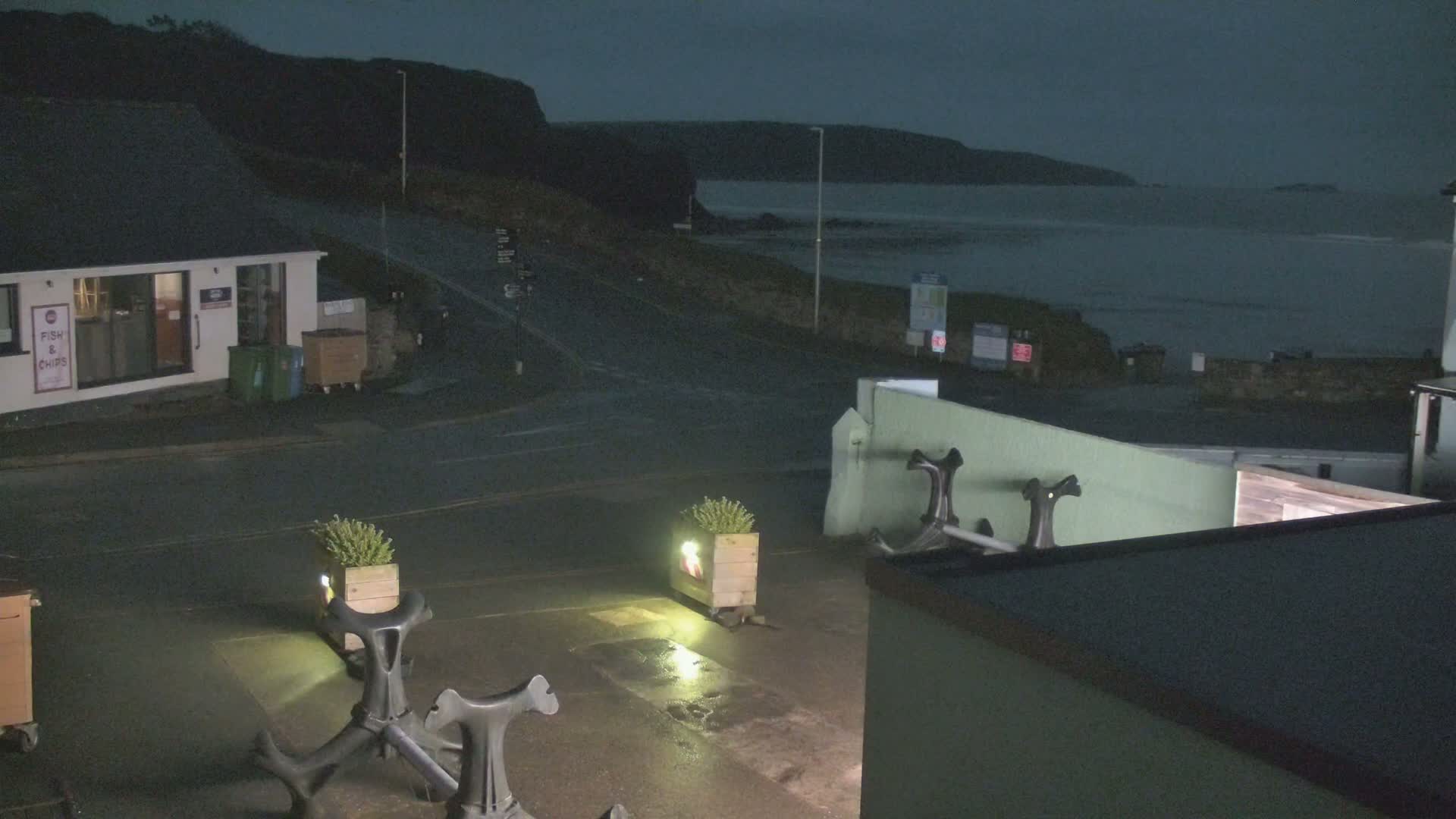 Broad Haven, Beach West View Live Cam - The Havens, Pembrokeshire, Dyfed, Wales, United Kingdom