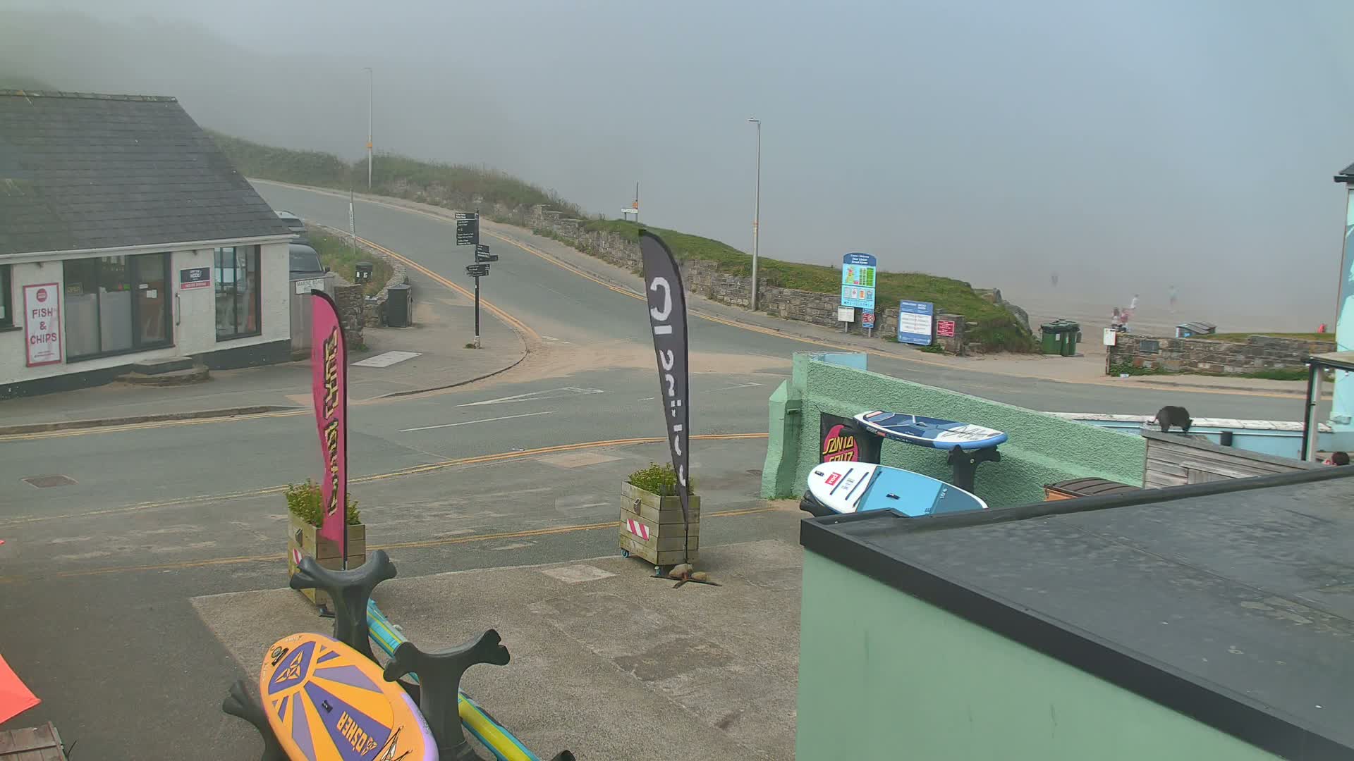 Broad Haven, Beach West View Live Cam - The Havens, Pembrokeshire, Dyfed, Wales, United Kingdom
