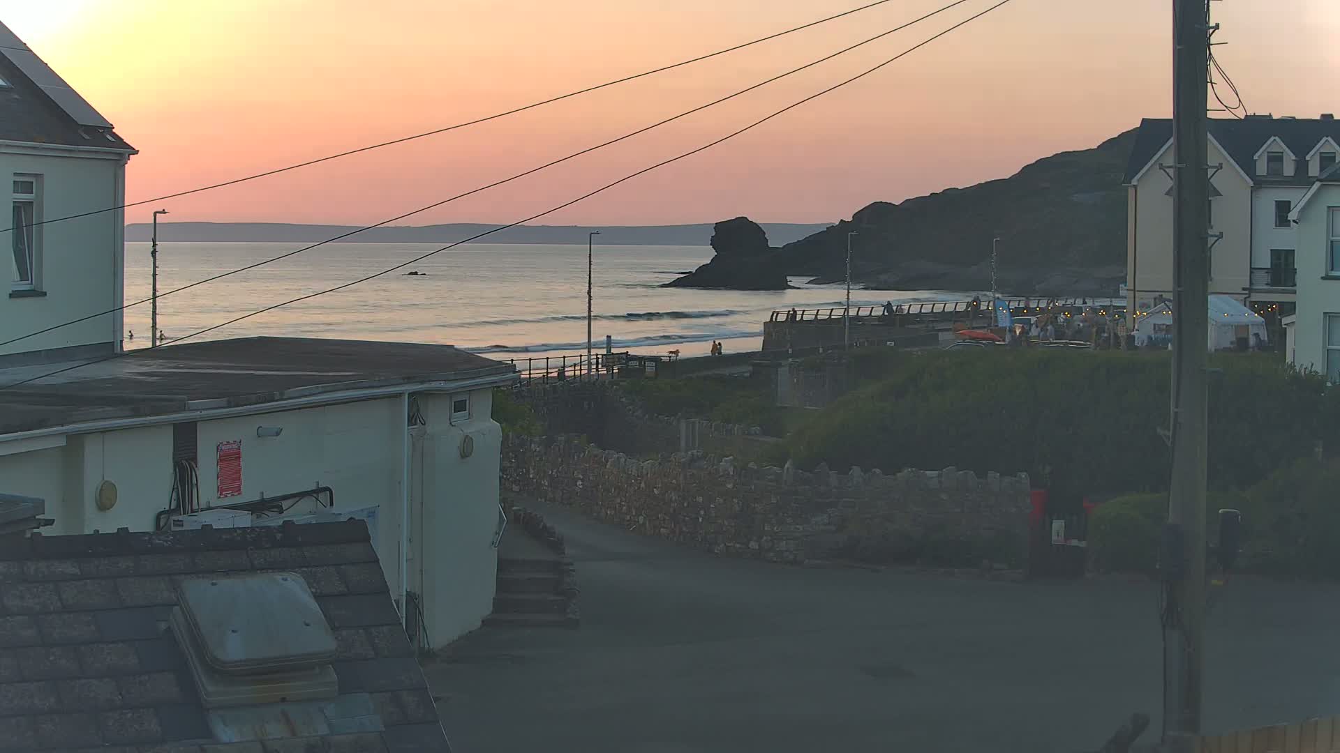 Broad Haven, Beach East View Live Cam - The Havens, Pembrokeshire, Dyfed, Wales, United Kingdom