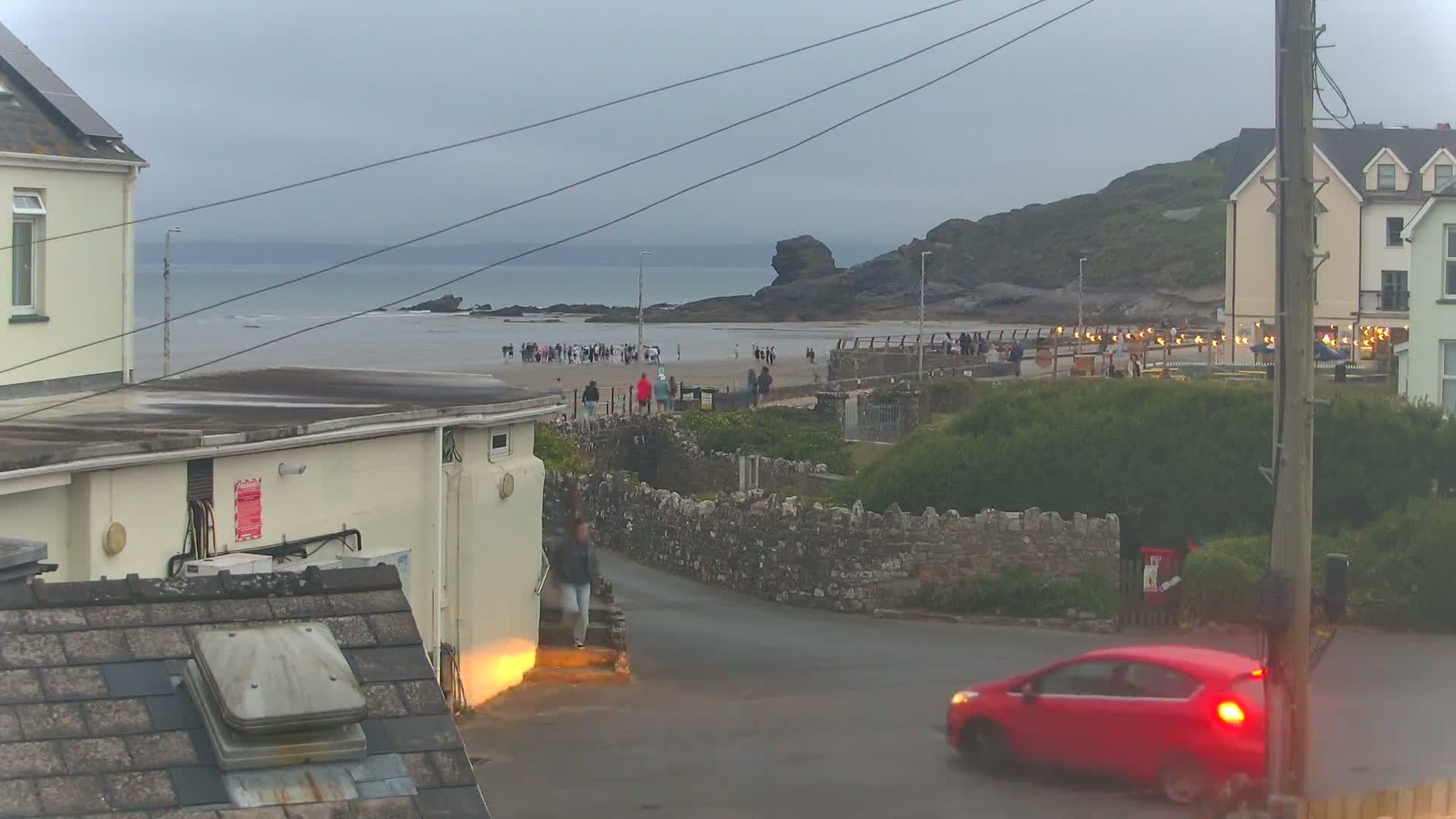 Broad Haven, Beach East View Live Cam - The Havens, Pembrokeshire, Dyfed, Wales, United Kingdom