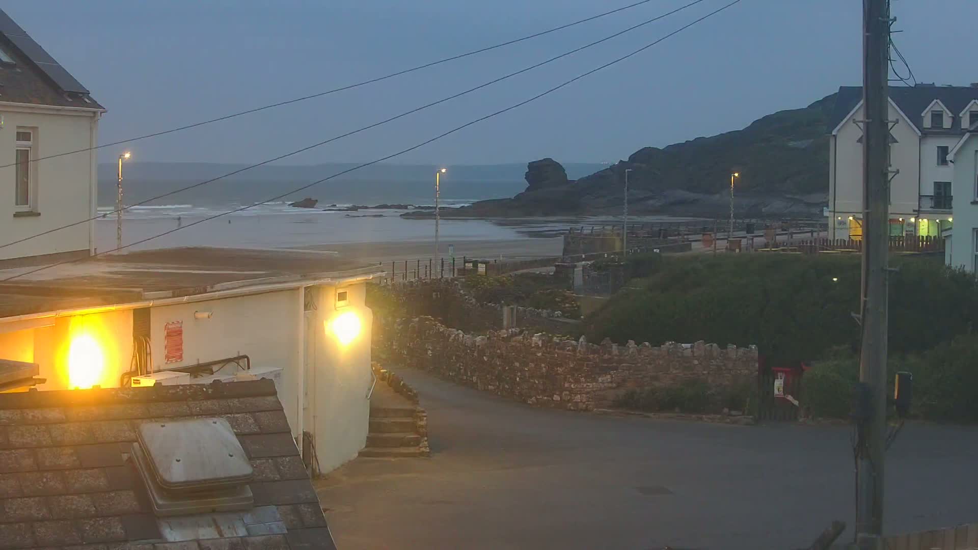 Broad Haven, Beach East View Live Cam - The Havens, Pembrokeshire, Dyfed, Wales, United Kingdom