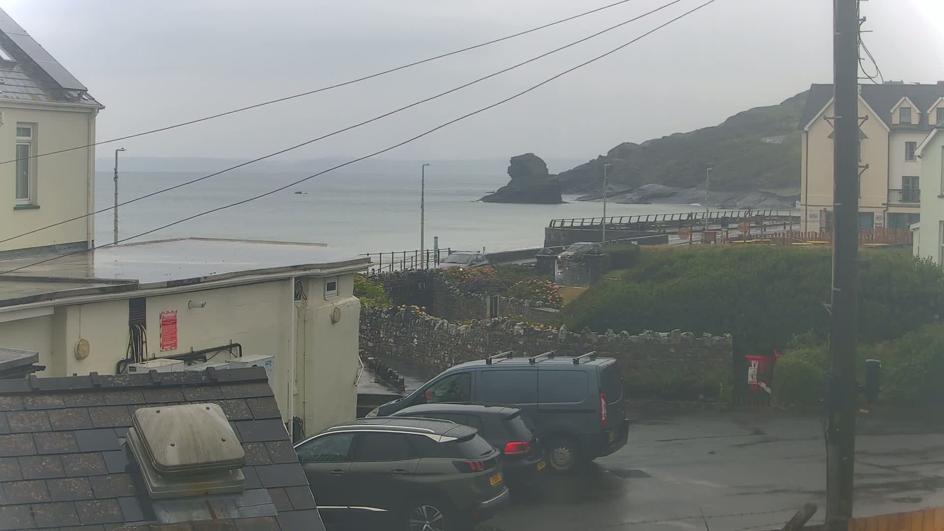Broad Haven, Beach East View Live Cam - The Havens, Pembrokeshire, Dyfed, Wales, United Kingdom