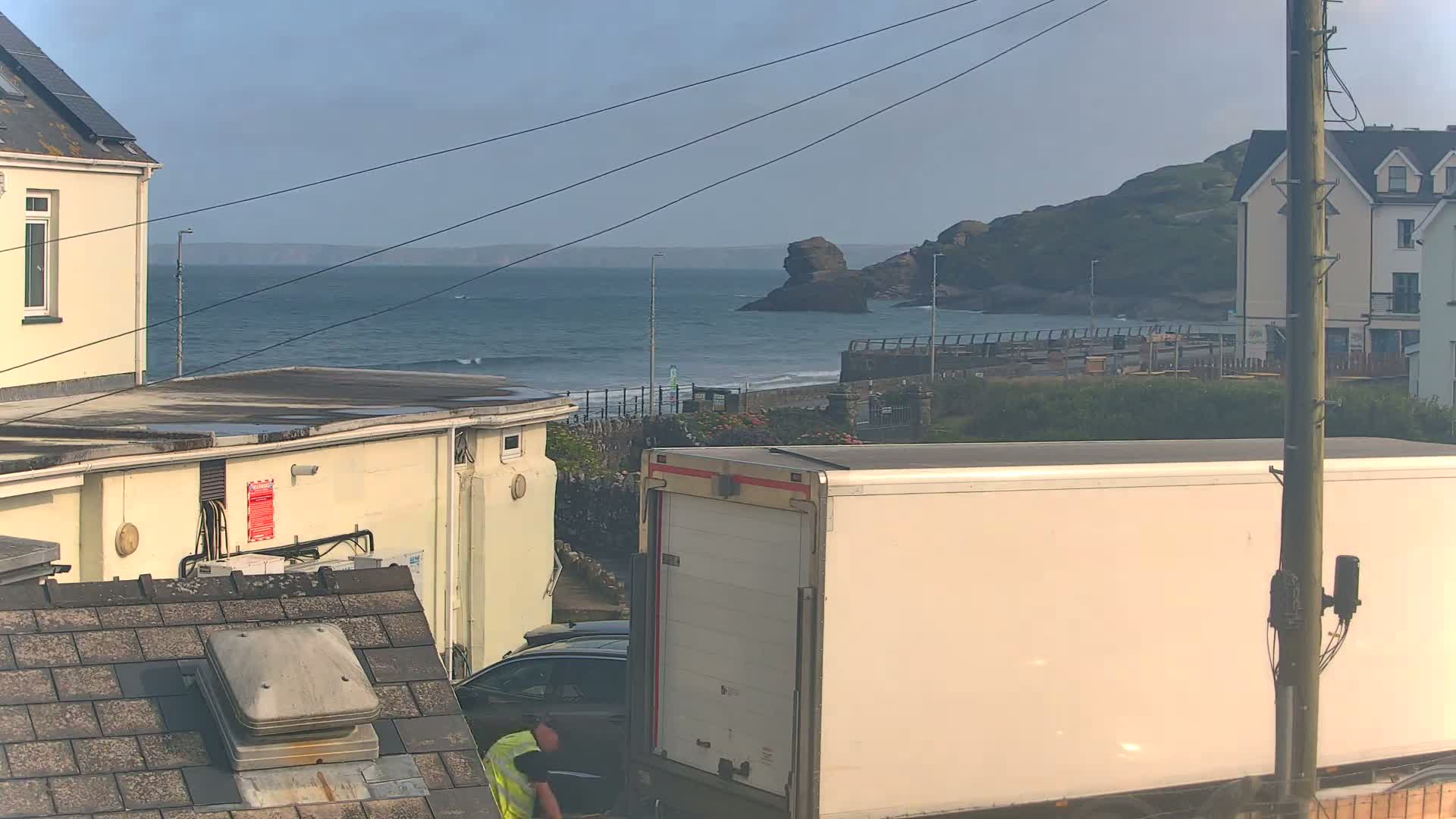 Broad Haven, Beach East View Live Cam - The Havens, Pembrokeshire, Dyfed, Wales, United Kingdom