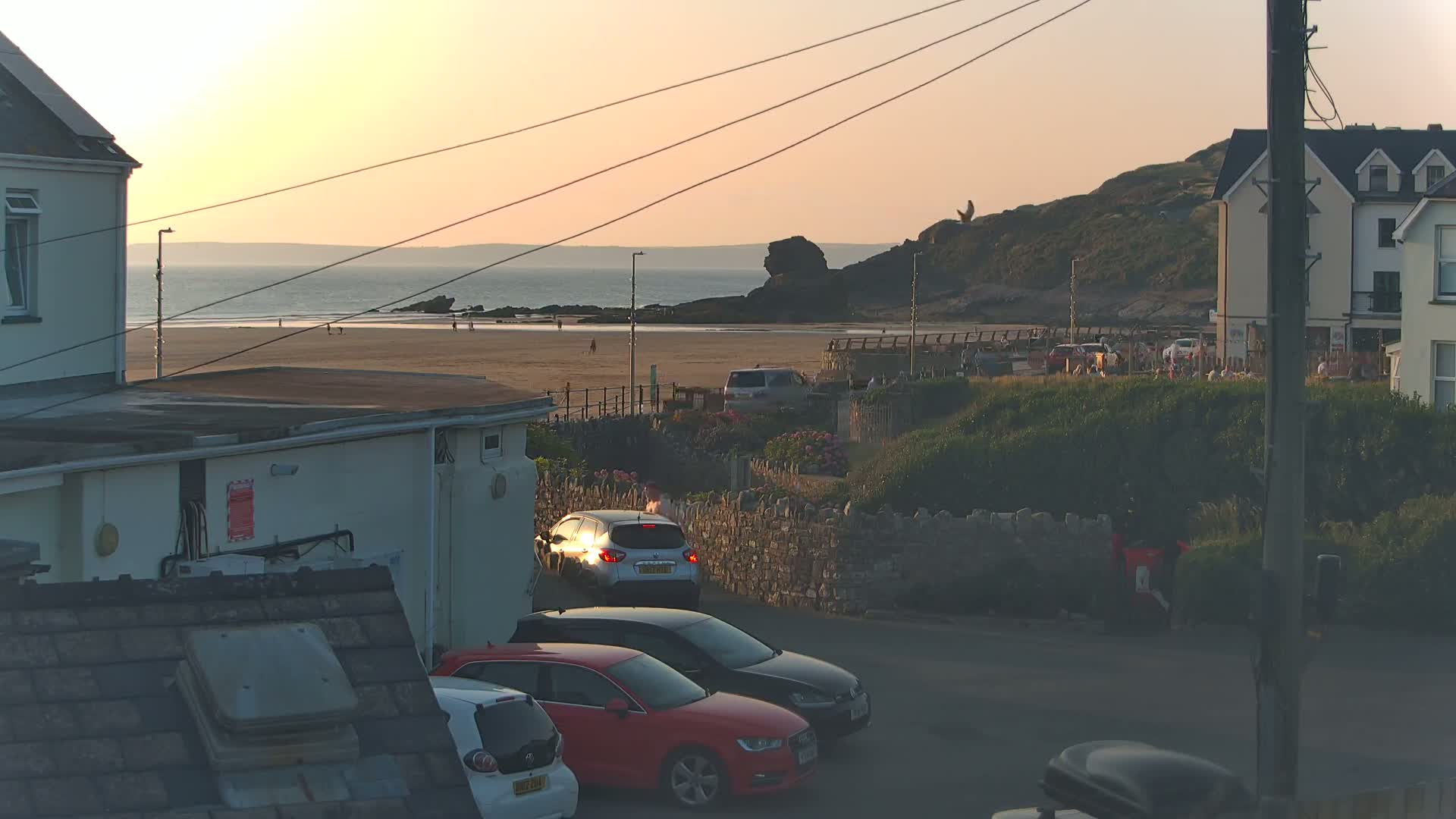 Broad Haven, Beach East View Live Cam - The Havens, Pembrokeshire, Dyfed, Wales, United Kingdom