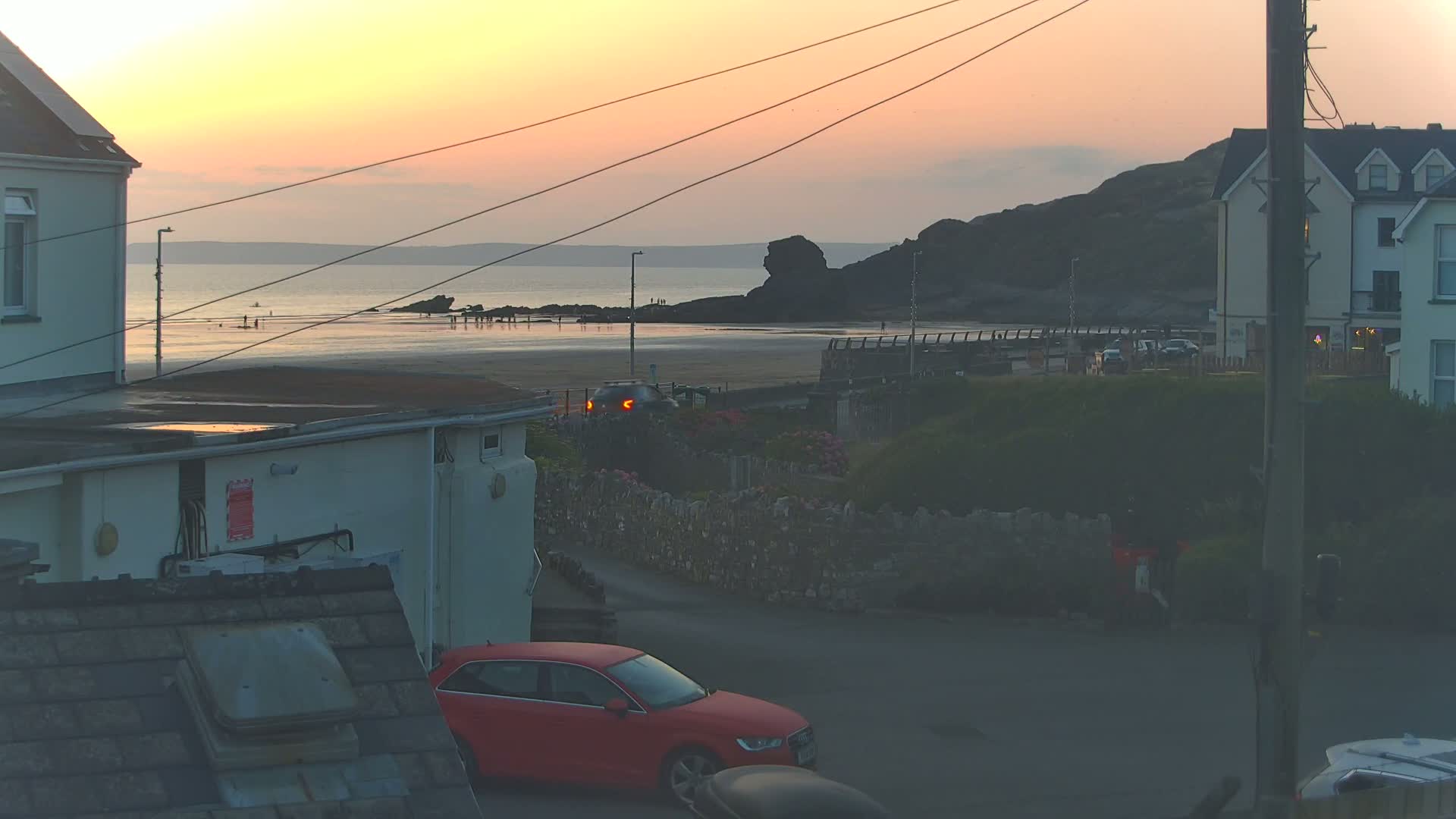 Broad Haven, Beach East View Live Cam - The Havens, Pembrokeshire, Dyfed, Wales, United Kingdom