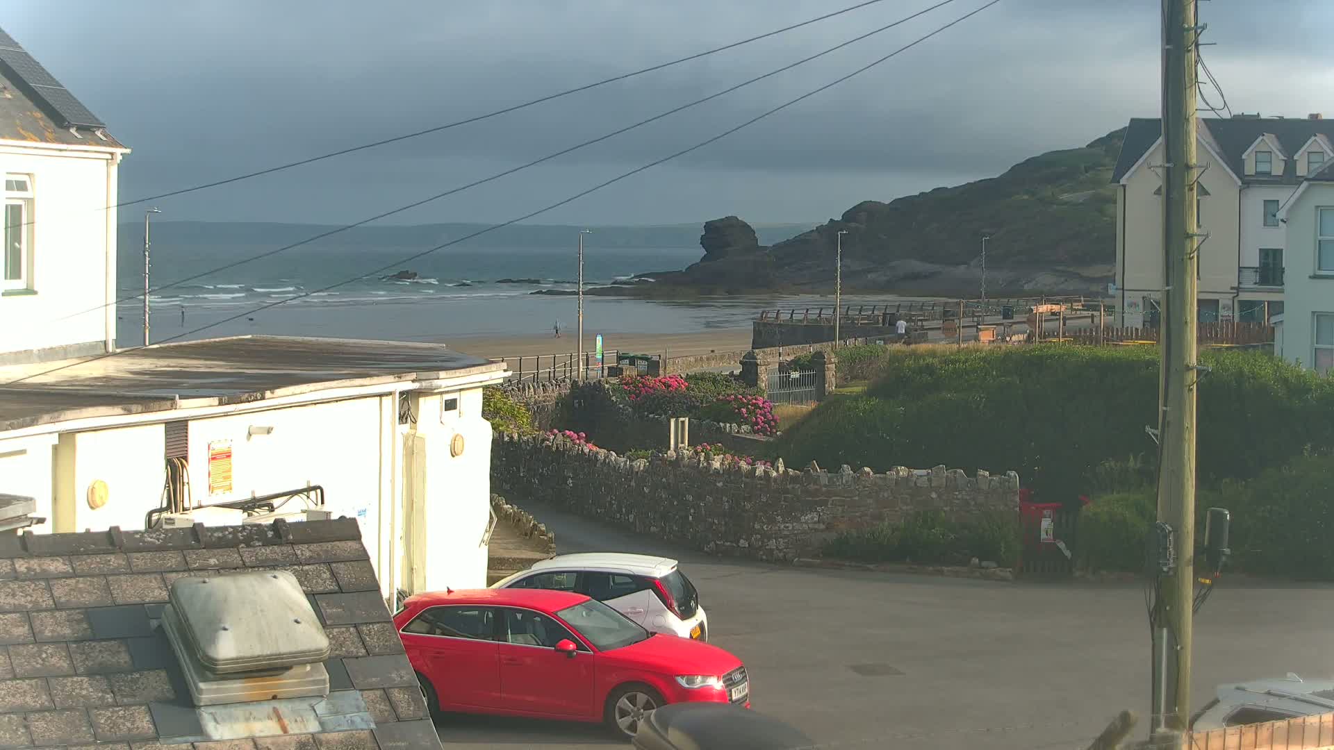 Broad Haven, Beach East View Live Cam - The Havens, Pembrokeshire, Dyfed, Wales, United Kingdom