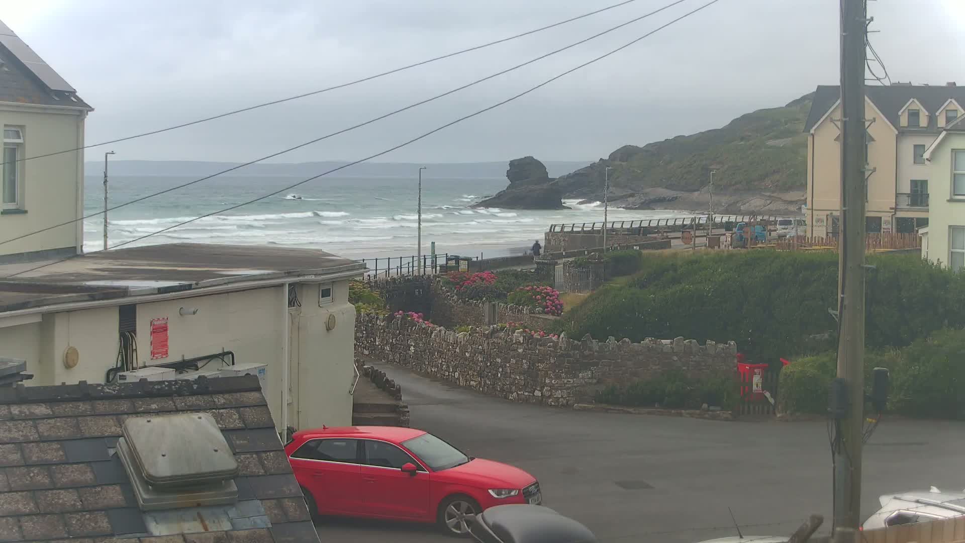 Broad Haven, Beach East View Live Cam - The Havens, Pembrokeshire, Dyfed, Wales, United Kingdom