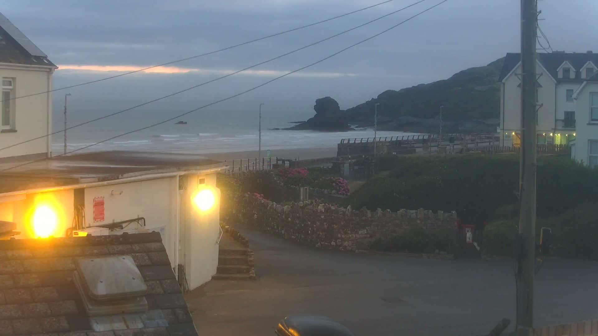 Broad Haven, Beach East View Live Cam - The Havens, Pembrokeshire, Dyfed, Wales, United Kingdom