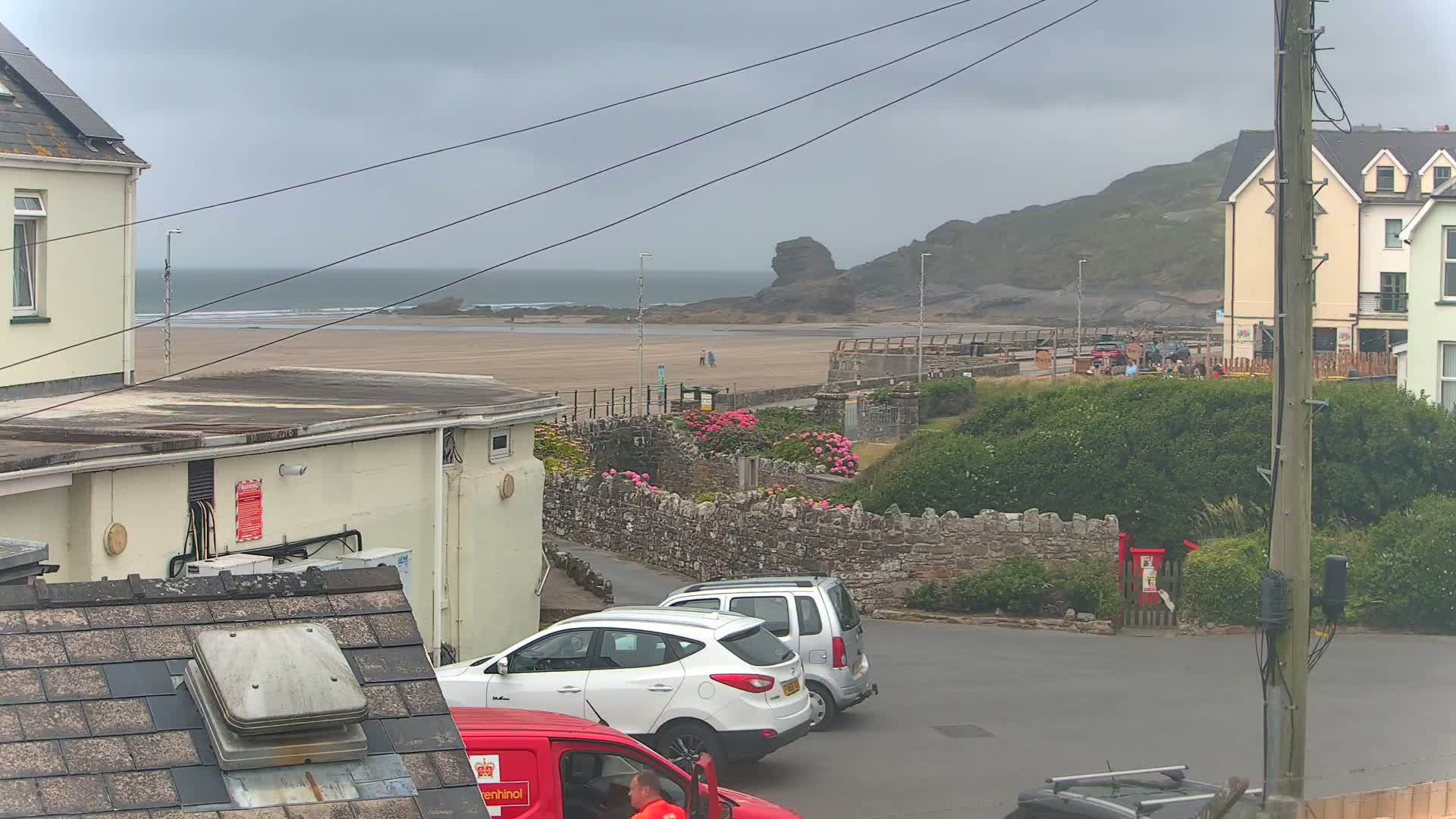 Broad Haven, Beach East View Live Cam - The Havens, Pembrokeshire, Dyfed, Wales, United Kingdom