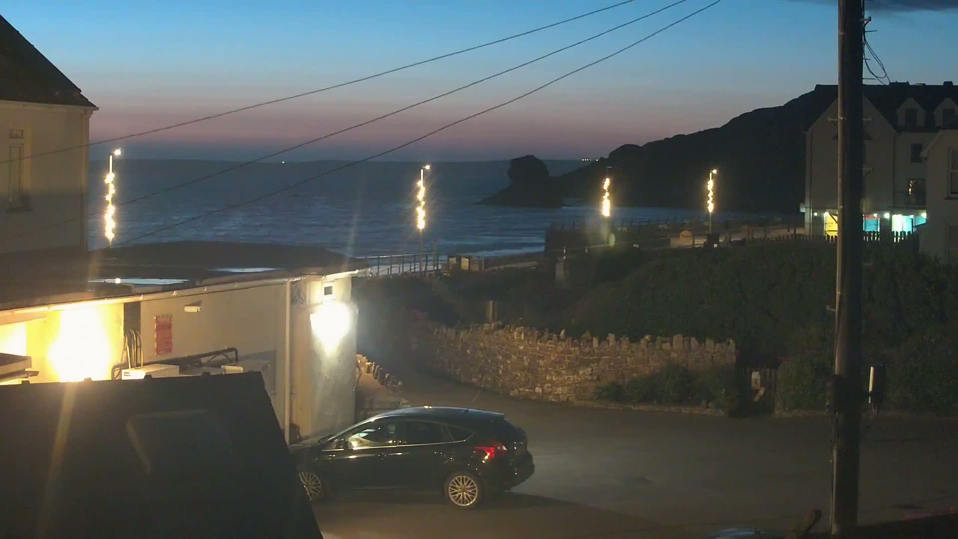 Broad Haven, Beach East View Live Cam - The Havens, Pembrokeshire, Dyfed, Wales, United Kingdom