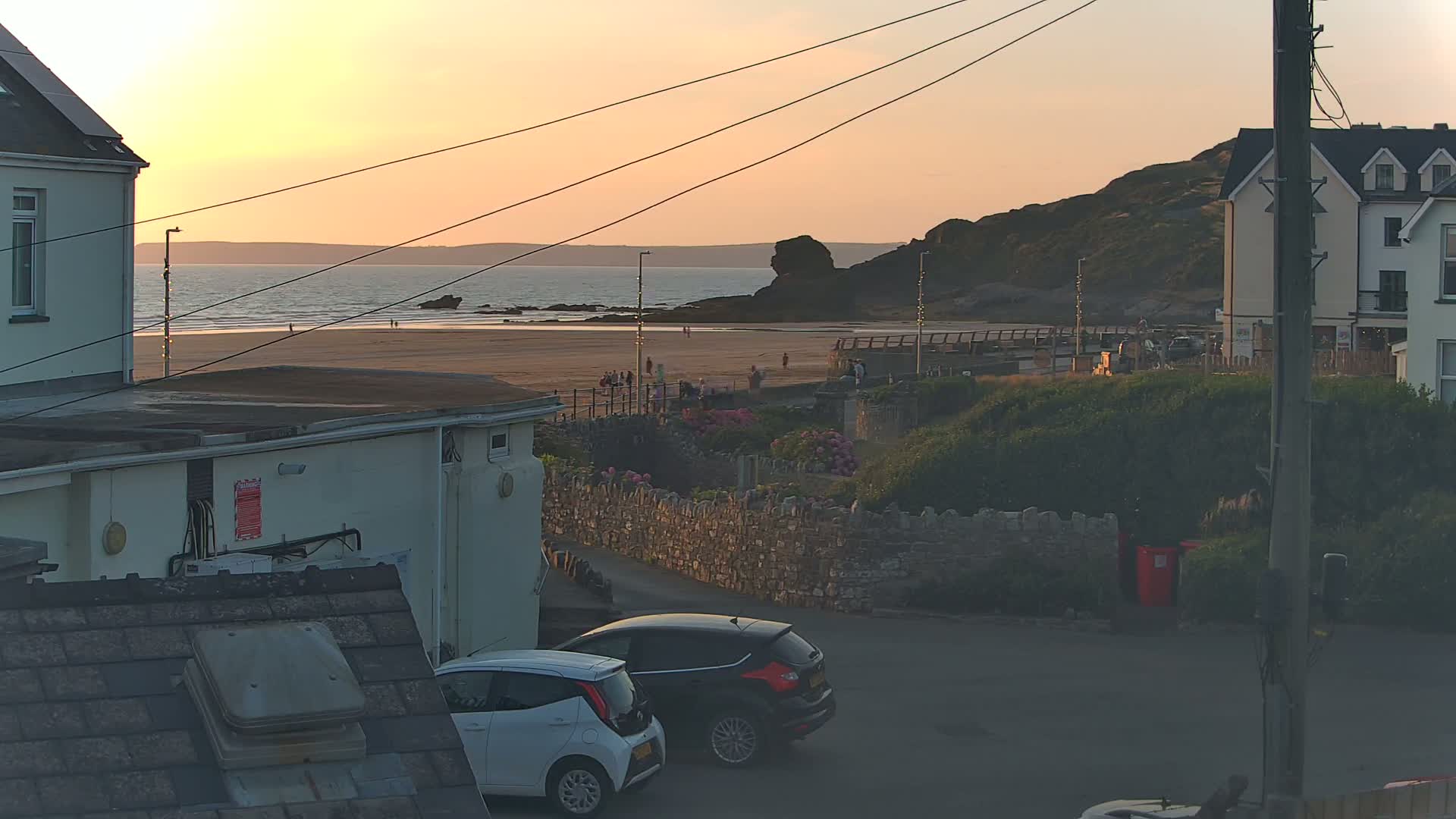 Broad Haven, Beach East View Live Cam - The Havens, Pembrokeshire, Dyfed, Wales, United Kingdom