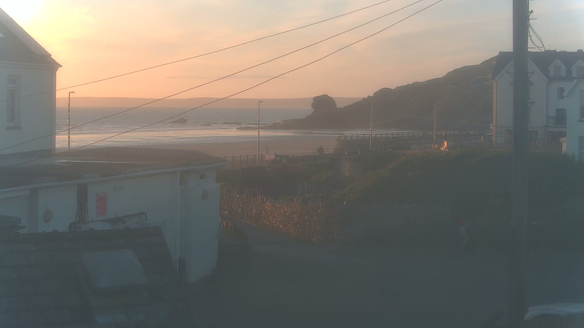 Broad Haven, Beach East View Live Cam - The Havens, Pembrokeshire, Dyfed, Wales, United Kingdom