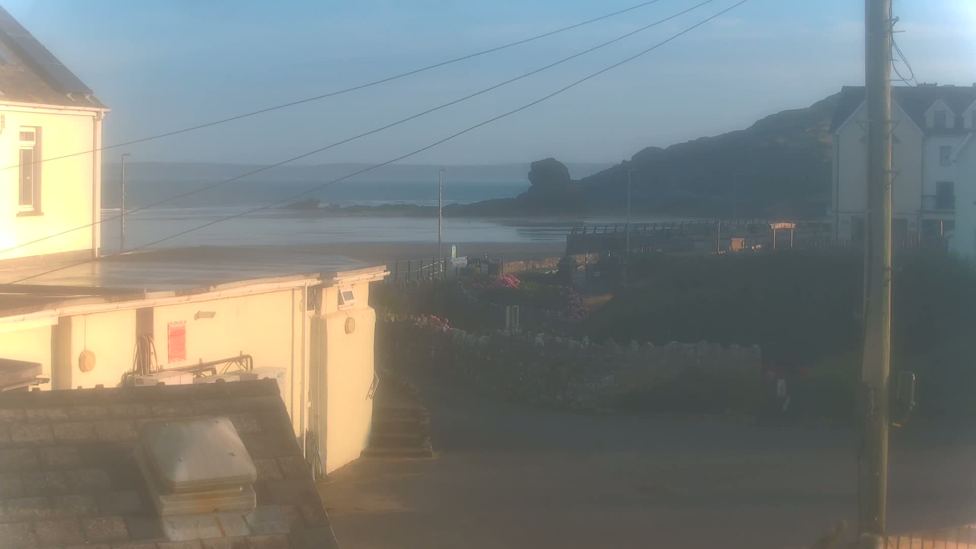 Broad Haven, Beach East View Live Cam - The Havens, Pembrokeshire, Dyfed, Wales, United Kingdom