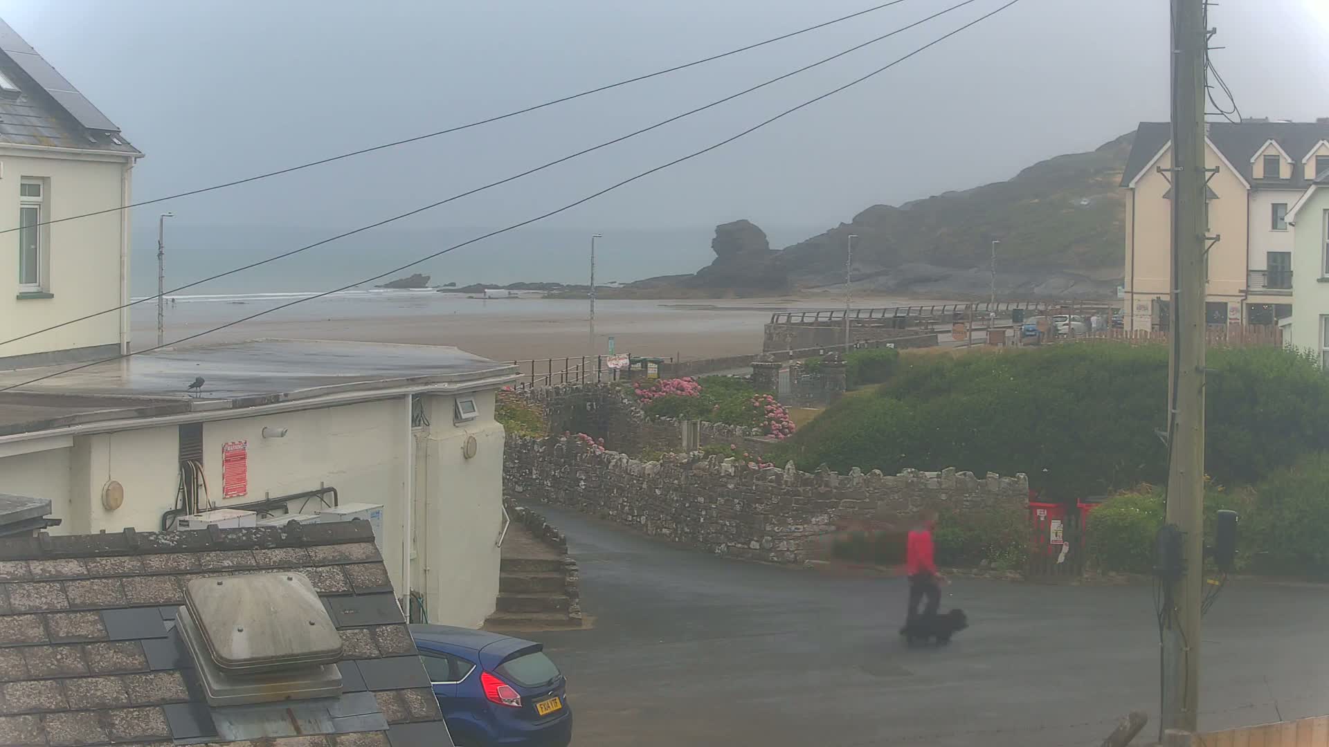 Broad Haven, Beach East View Live Cam - The Havens, Pembrokeshire, Dyfed, Wales, United Kingdom