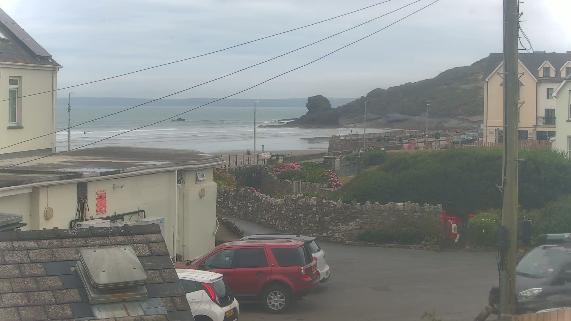 Broad Haven, Beach East View Live Cam - The Havens, Pembrokeshire, Dyfed, Wales, United Kingdom