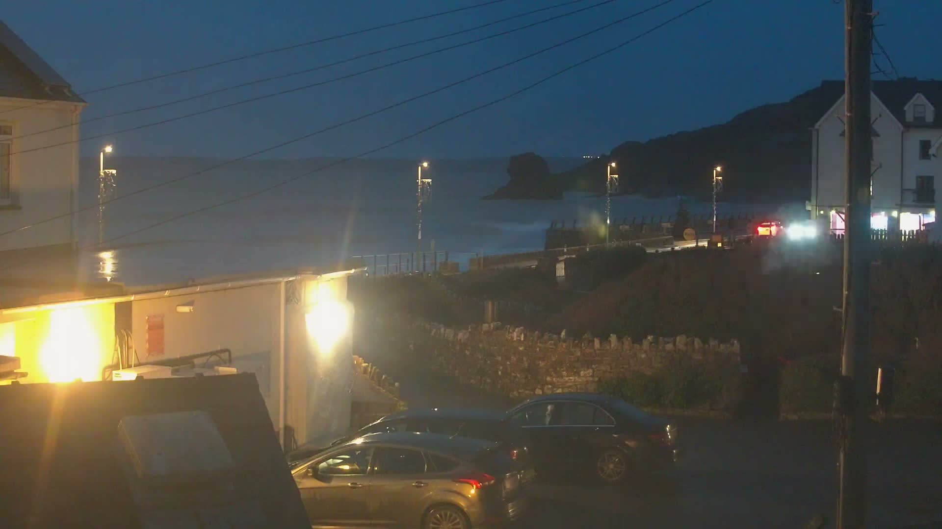 Broad Haven, Beach East View Live Cam - The Havens, Pembrokeshire, Dyfed, Wales, United Kingdom