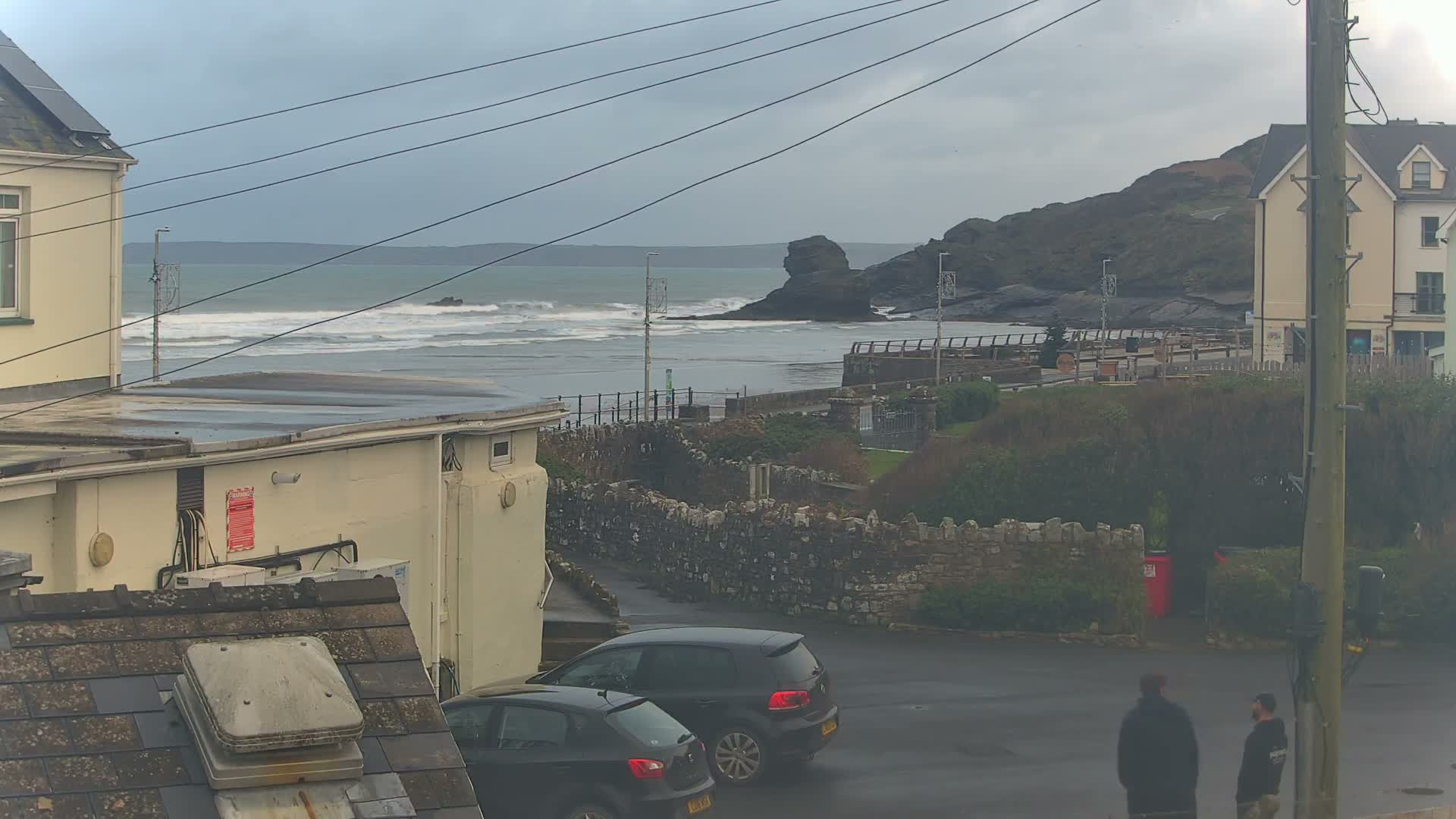 Broad Haven, Beach East View Live Cam - The Havens, Pembrokeshire, Dyfed, Wales, United Kingdom
