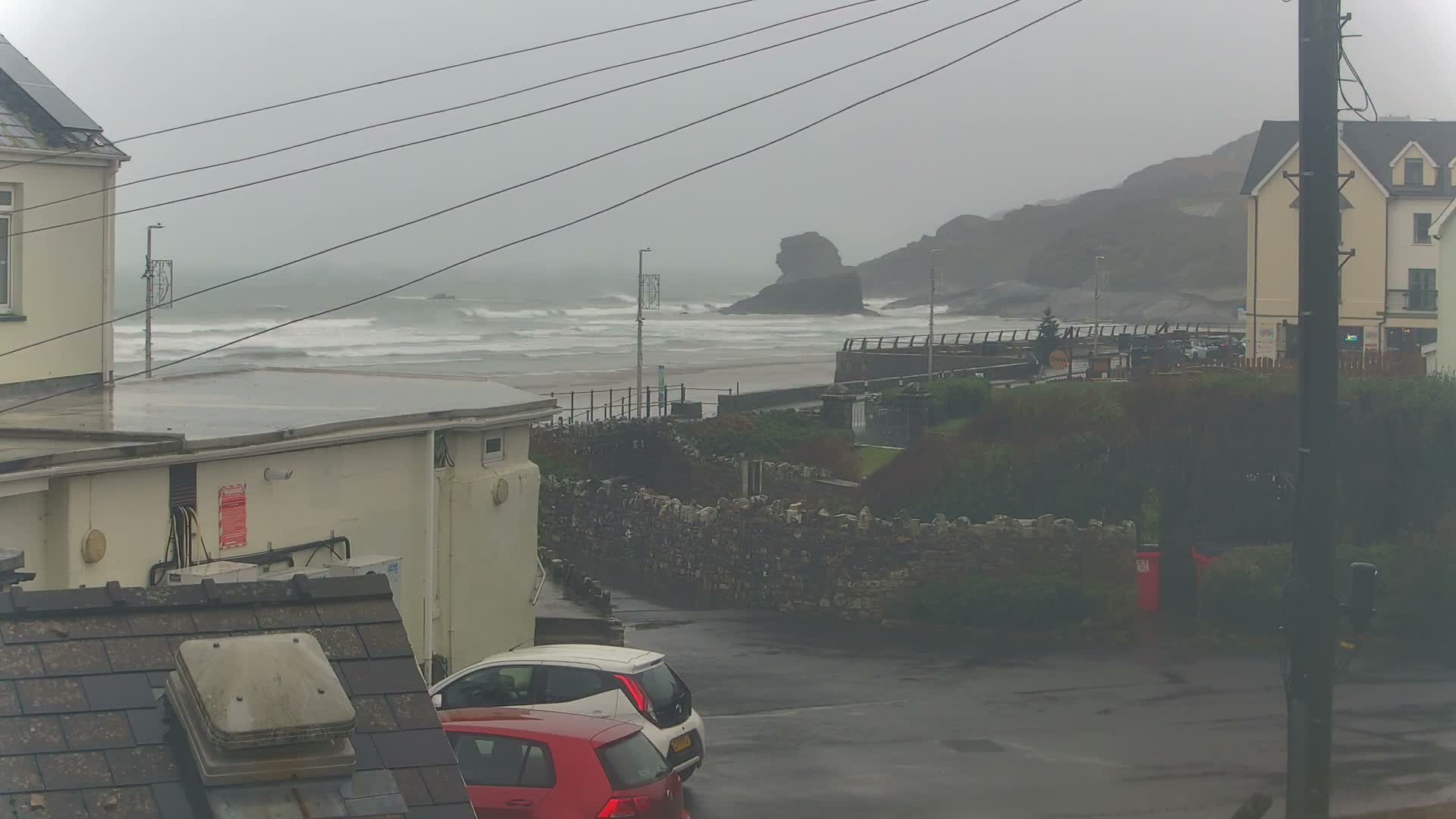 Broad Haven, Beach East View Live Cam - The Havens, Pembrokeshire, Dyfed, Wales, United Kingdom