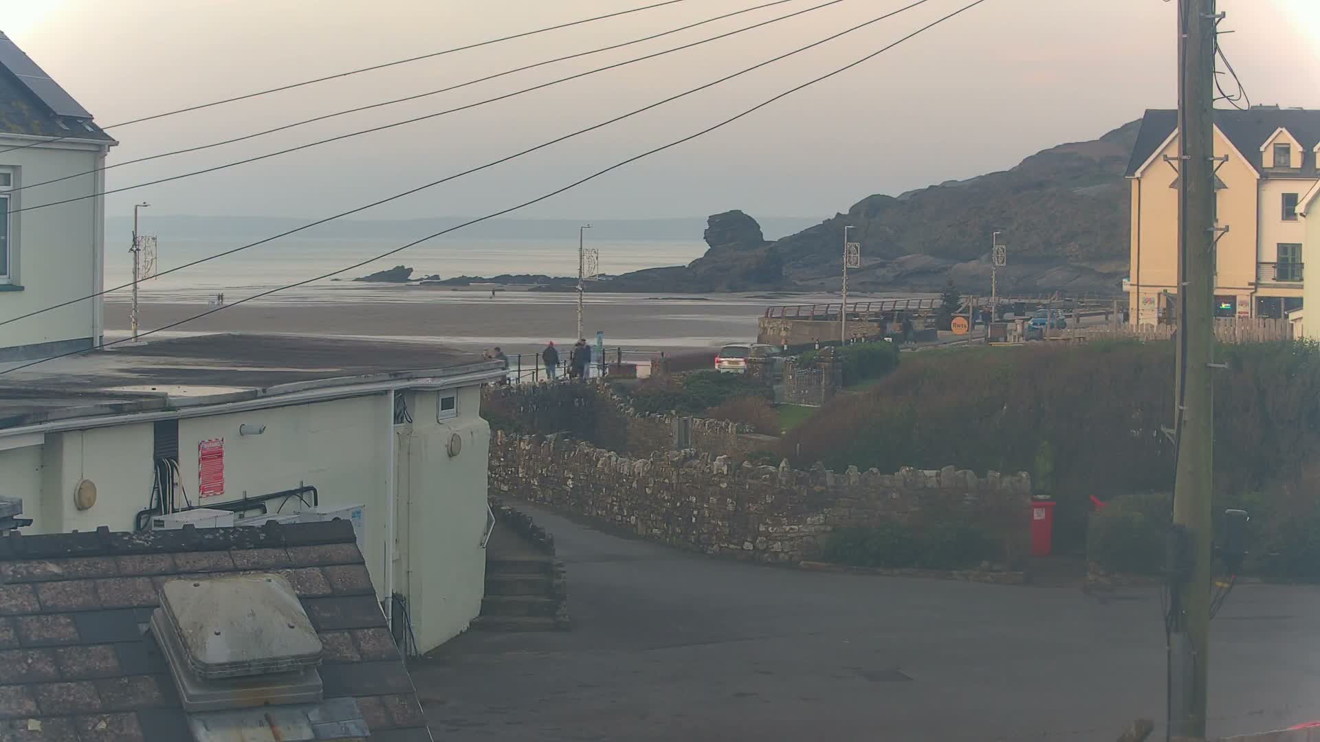 Broad Haven, Beach East View Live Cam - The Havens, Pembrokeshire, Dyfed, Wales, United Kingdom