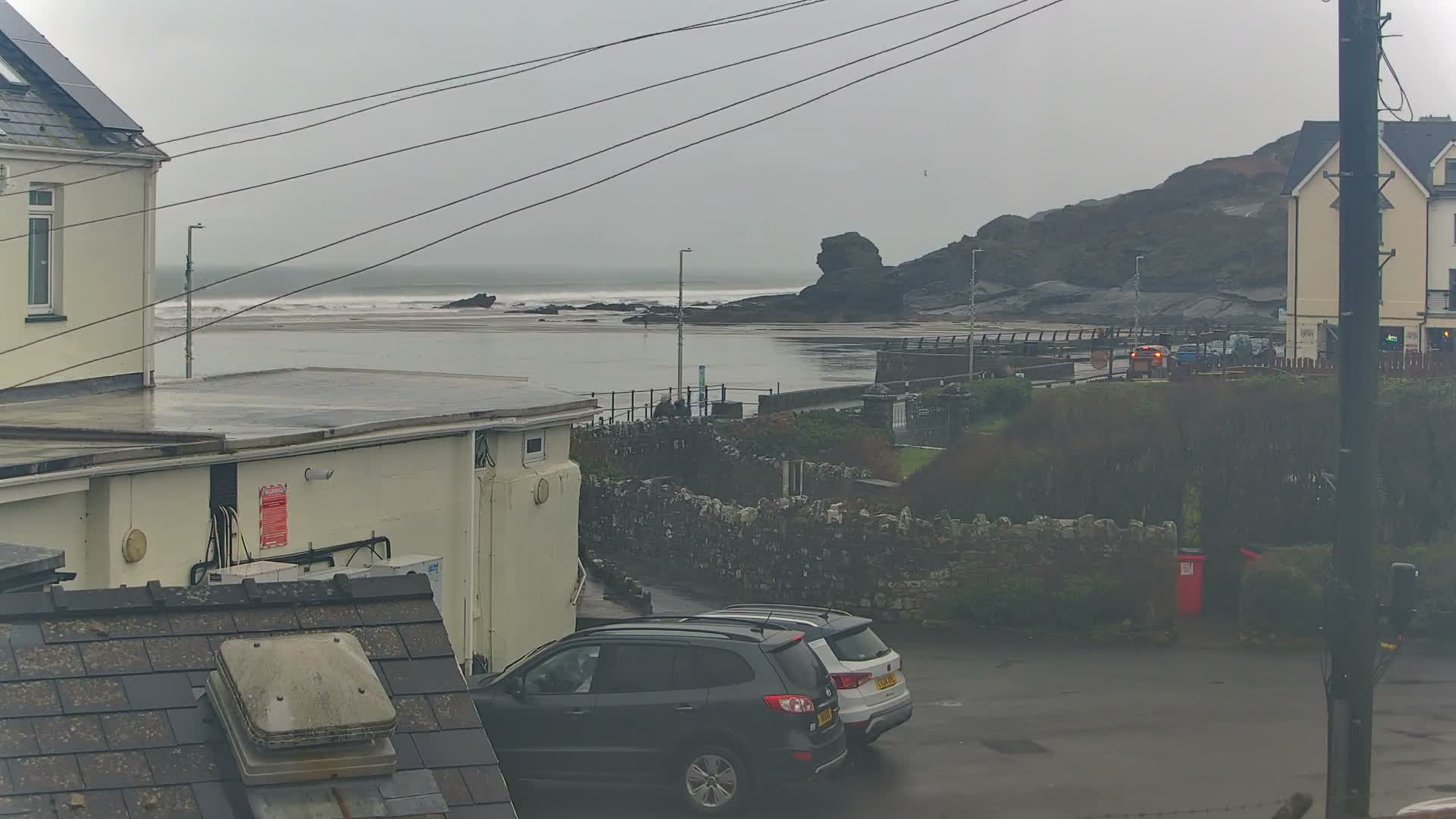 Broad Haven, Beach East View Live Cam - The Havens, Pembrokeshire, Dyfed, Wales, United Kingdom