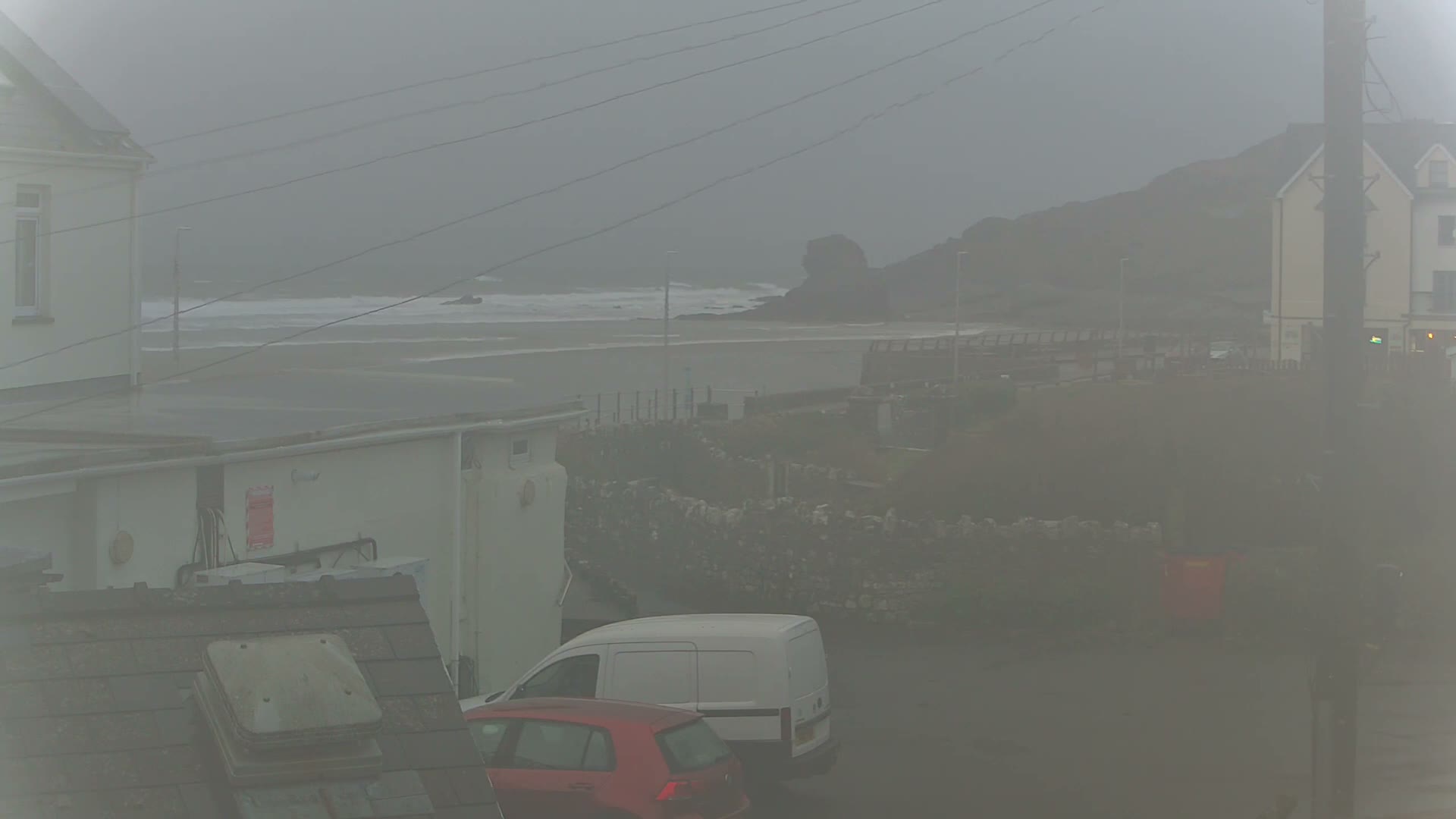 Broad Haven, Beach East View Live Cam - The Havens, Pembrokeshire, Dyfed, Wales, United Kingdom