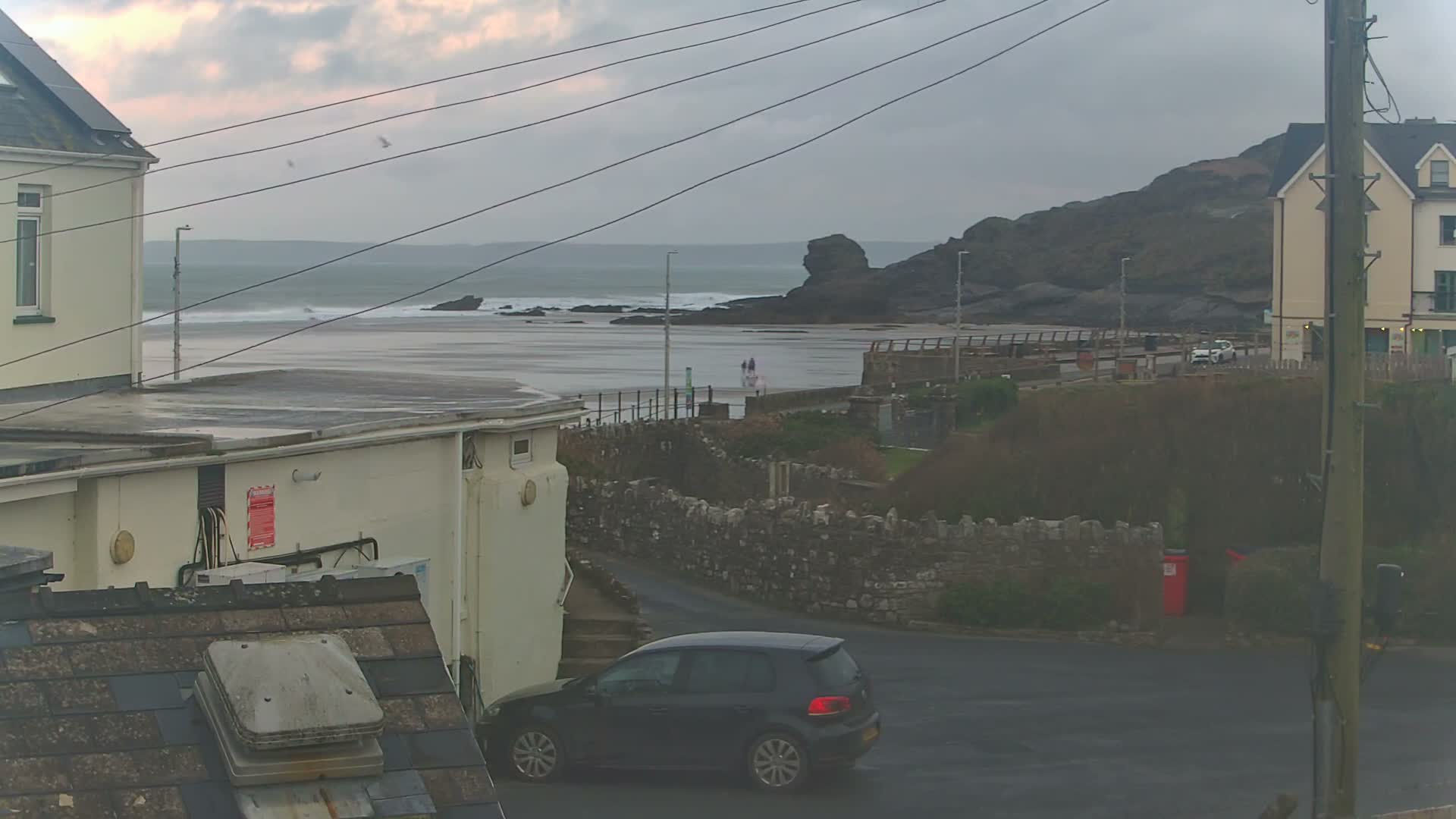 Broad Haven, Beach East View Live Cam - The Havens, Pembrokeshire, Dyfed, Wales, United Kingdom