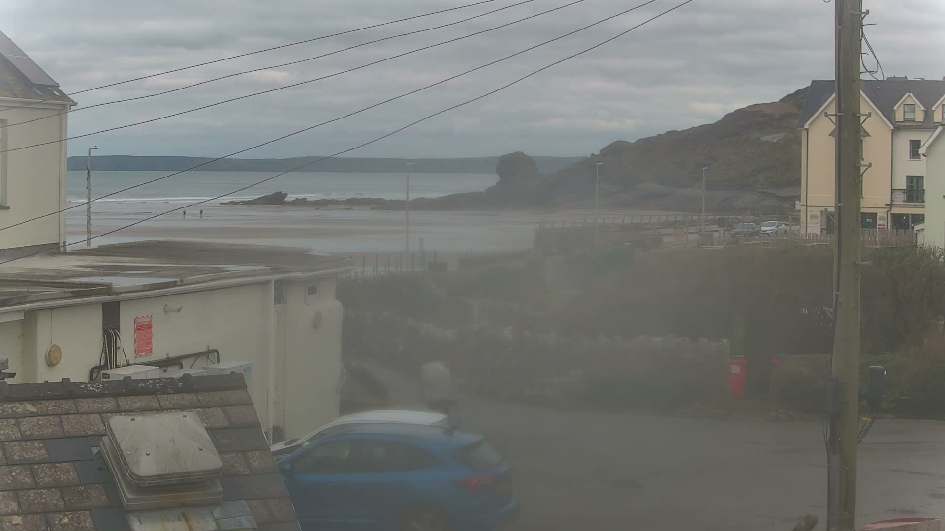 Broad Haven, Beach East View Live Cam - The Havens, Pembrokeshire, Dyfed, Wales, United Kingdom
