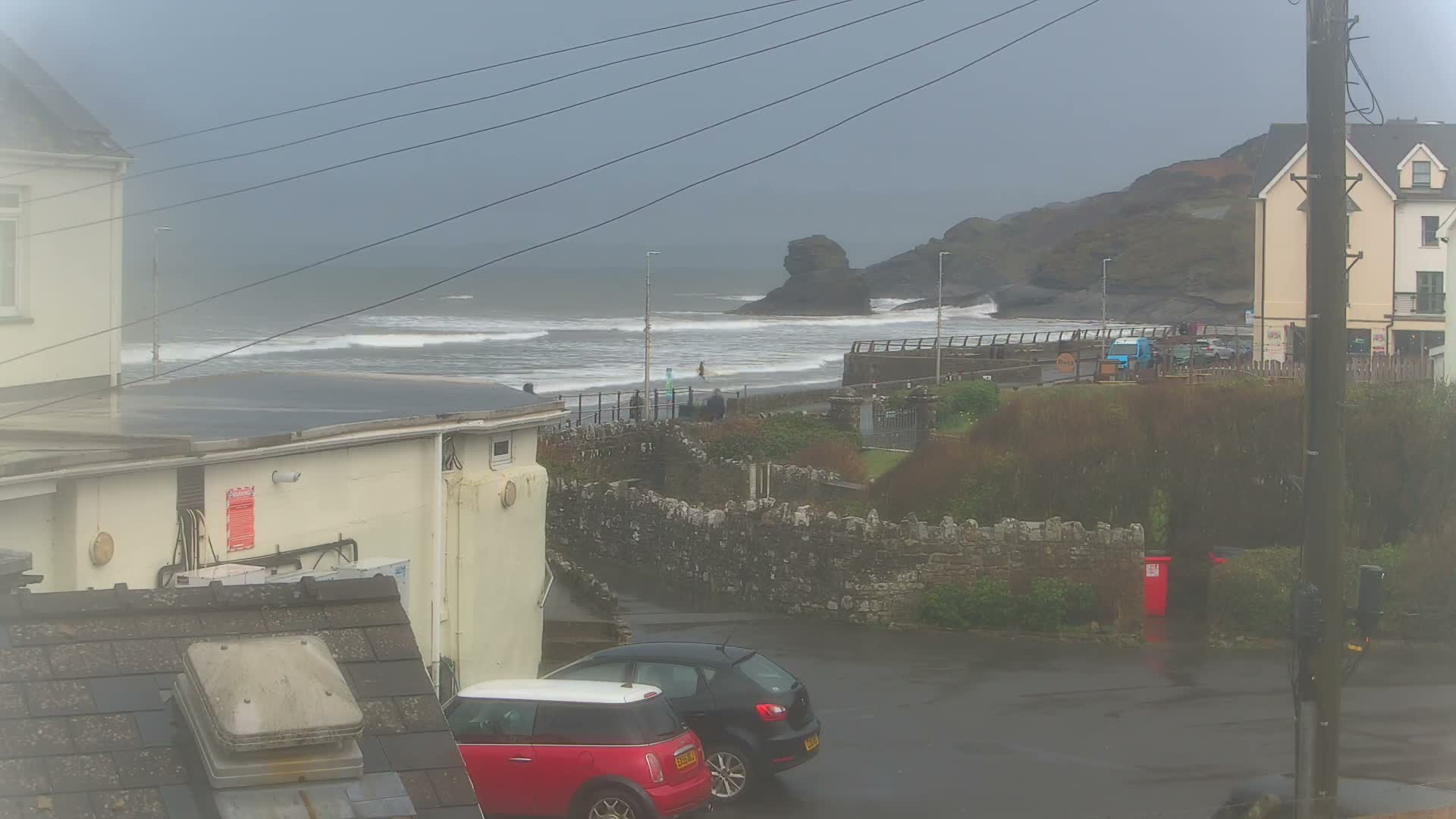 Broad Haven, Beach East View Live Cam - The Havens, Pembrokeshire, Dyfed, Wales, United Kingdom
