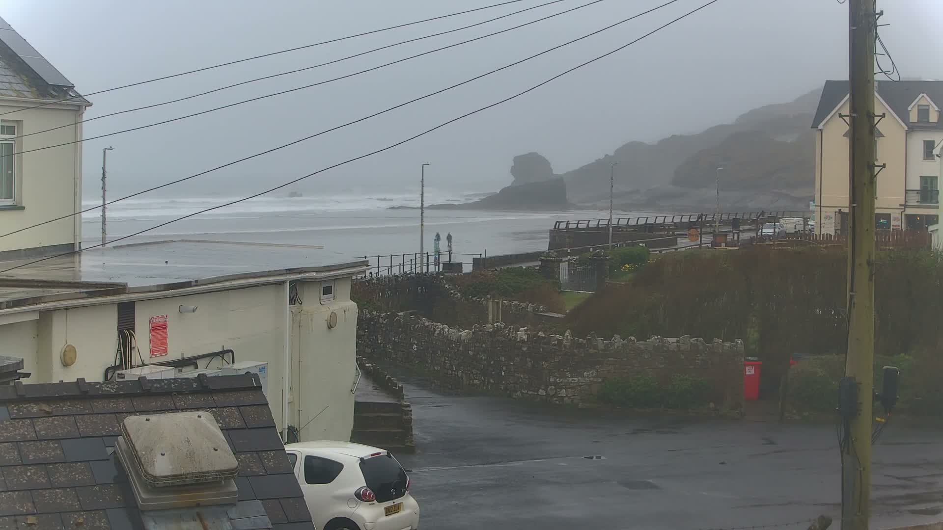 Broad Haven, Beach East View Live Cam - The Havens, Pembrokeshire, Dyfed, Wales, United Kingdom