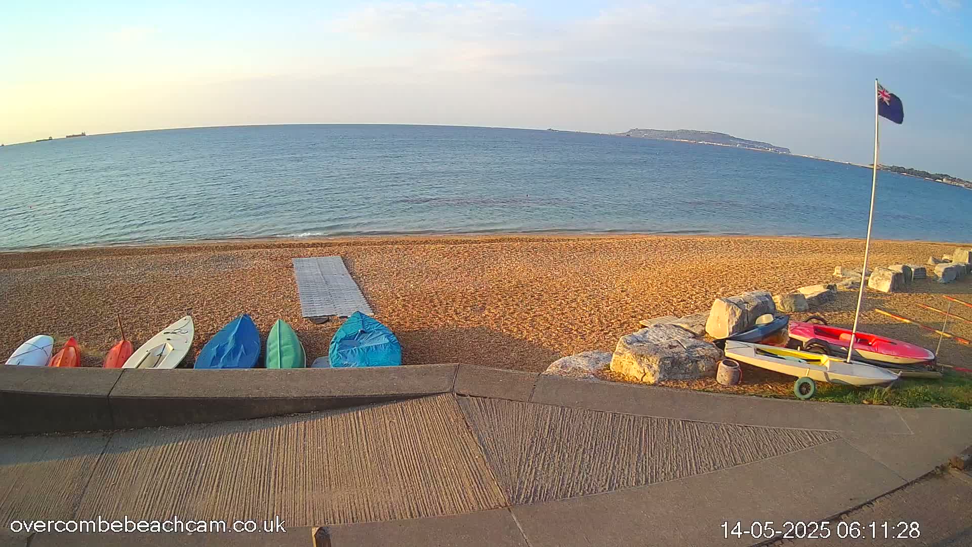 Overcombe - Weymouth Beach Live Cam - Weymouth, Dorset, South West, England, United Kingdom