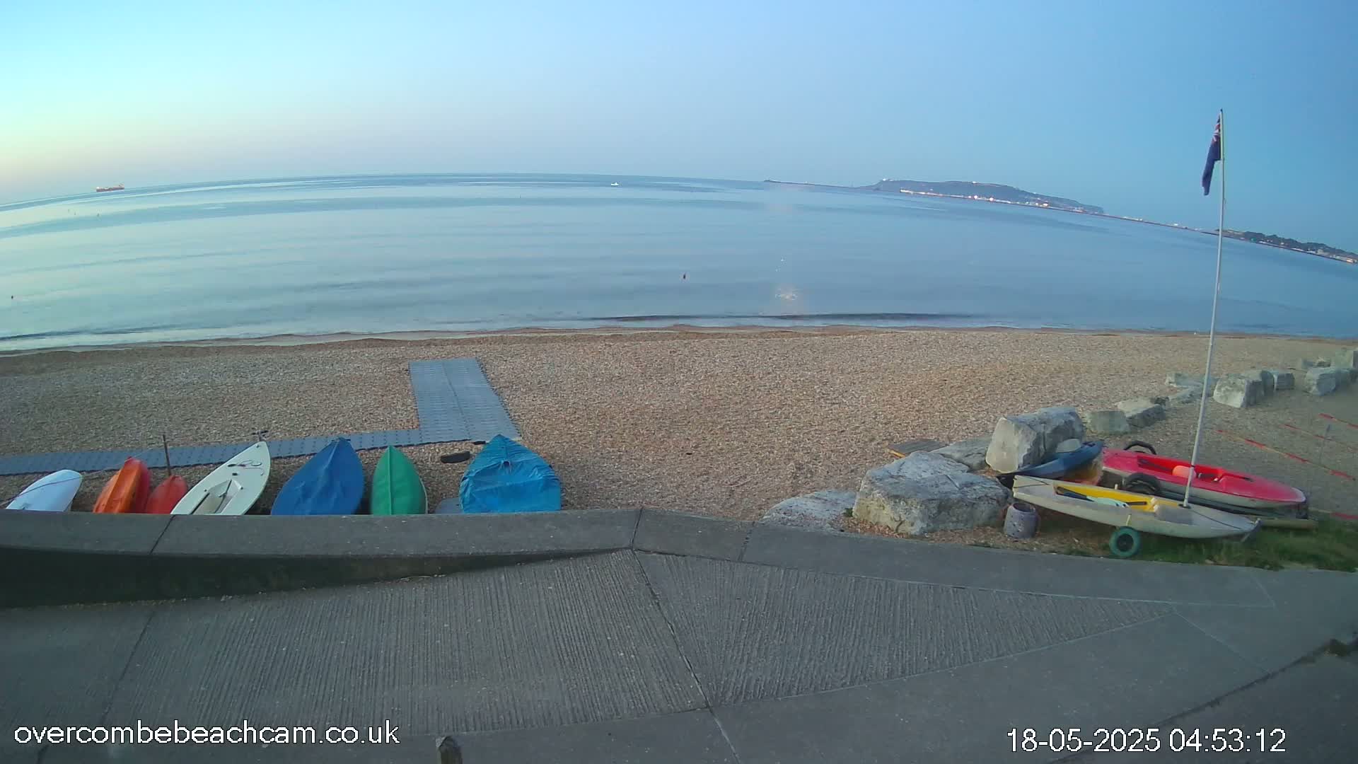 Overcombe - Weymouth Beach Live Cam - Weymouth, Dorset, South West, England, United Kingdom