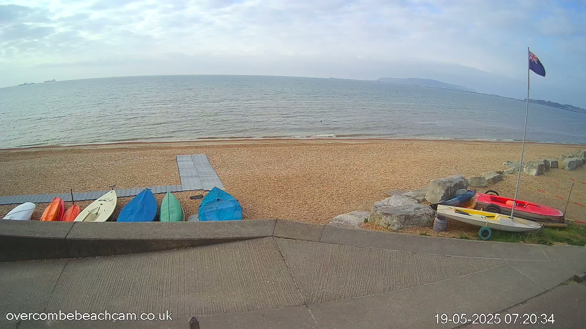 Overcombe - Weymouth Beach Live Cam - Weymouth, Dorset, South West, England, United Kingdom
