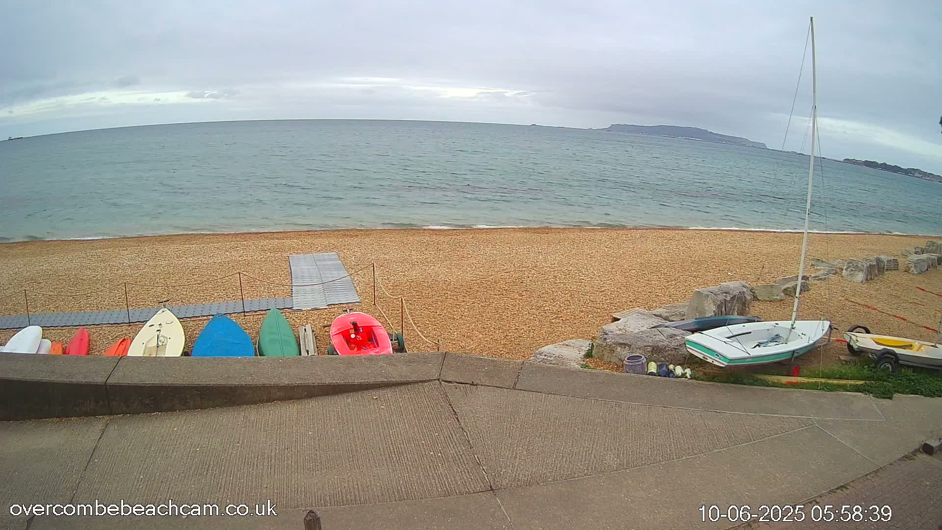 Overcombe - Weymouth Beach Live Cam - Weymouth, Dorset, South West, England, United Kingdom