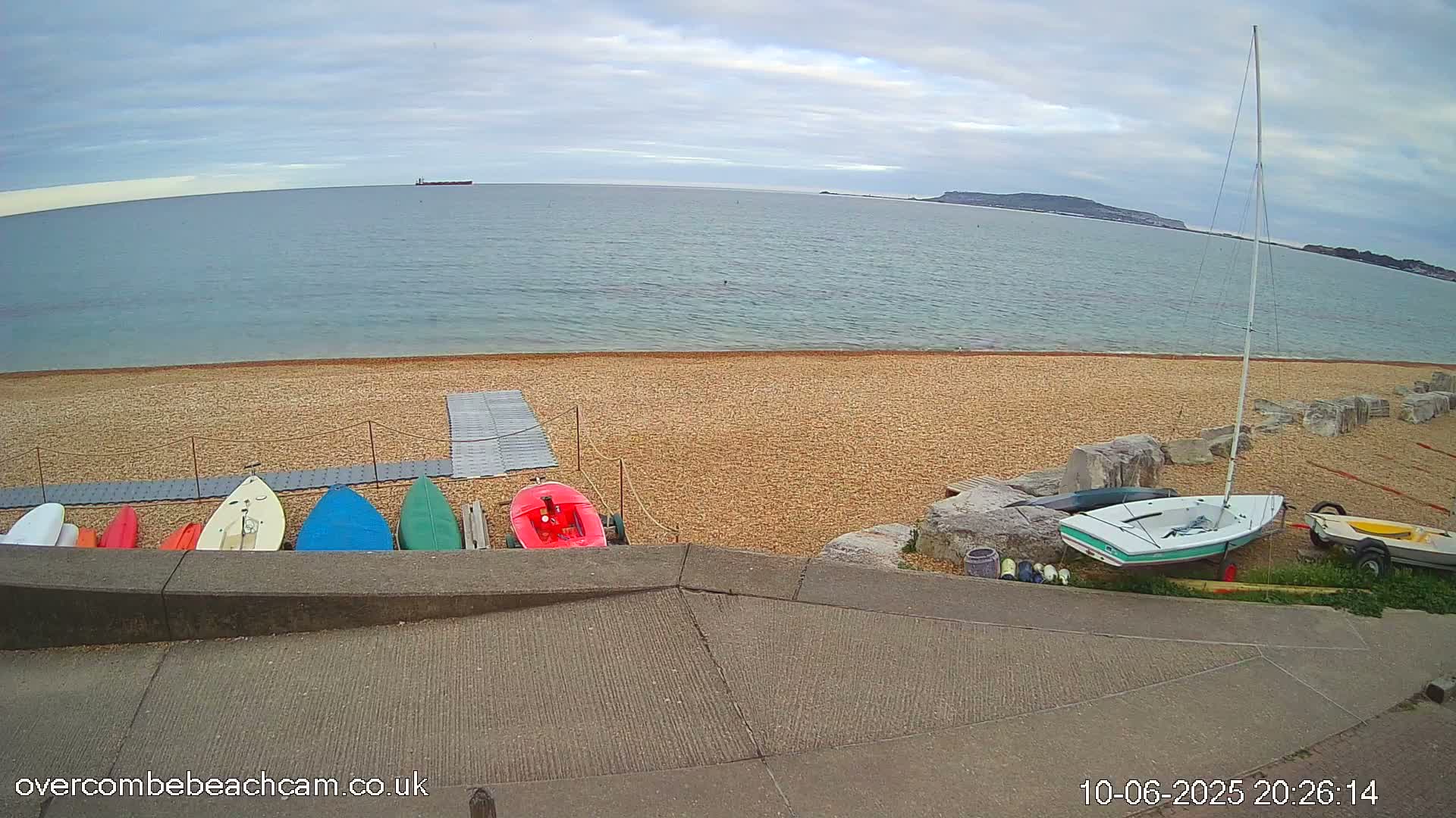 Overcombe - Weymouth Beach Live Cam - Weymouth, Dorset, South West, England, United Kingdom