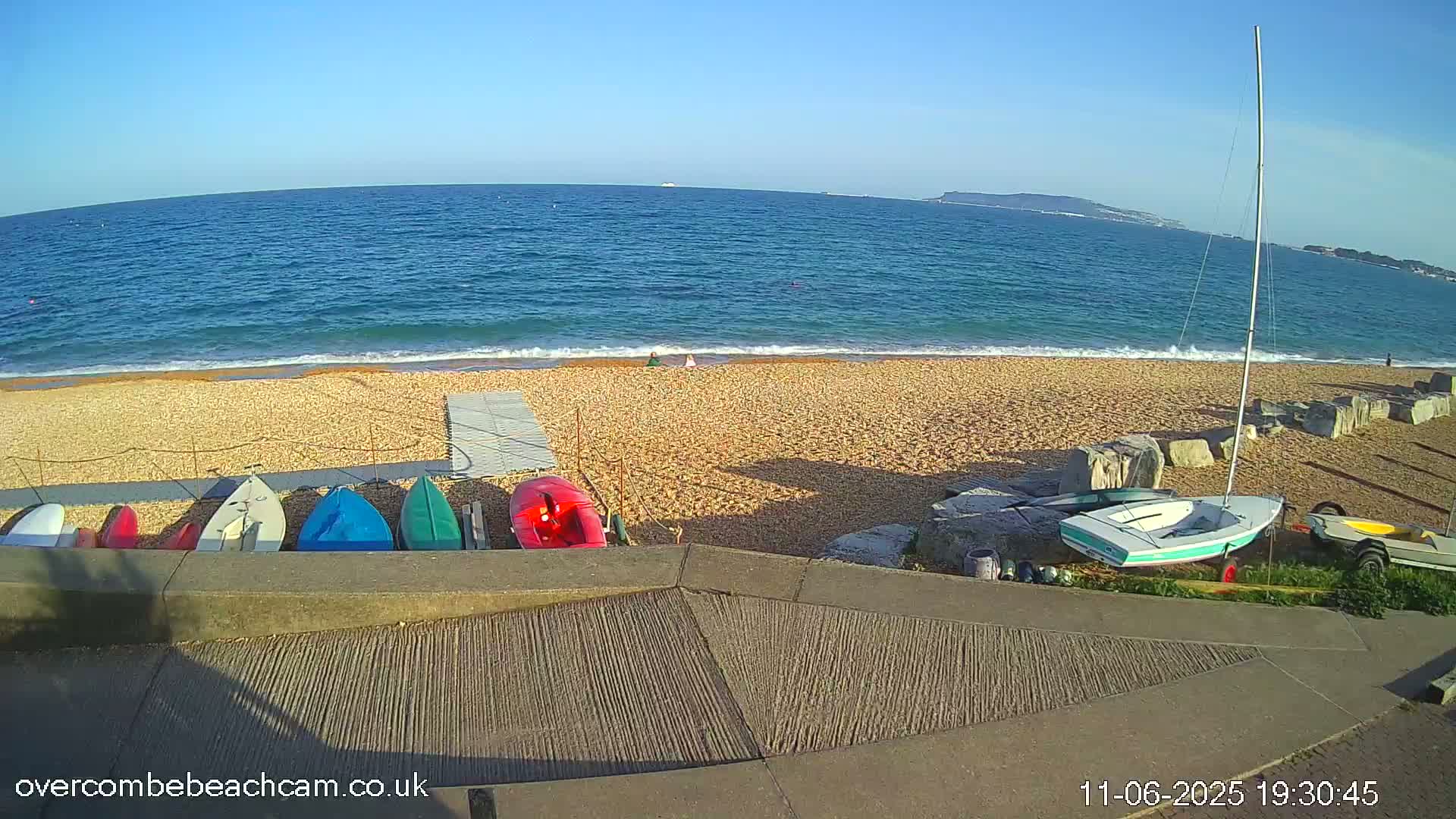 Overcombe - Weymouth Beach Live Cam - Weymouth, Dorset, South West, England, United Kingdom