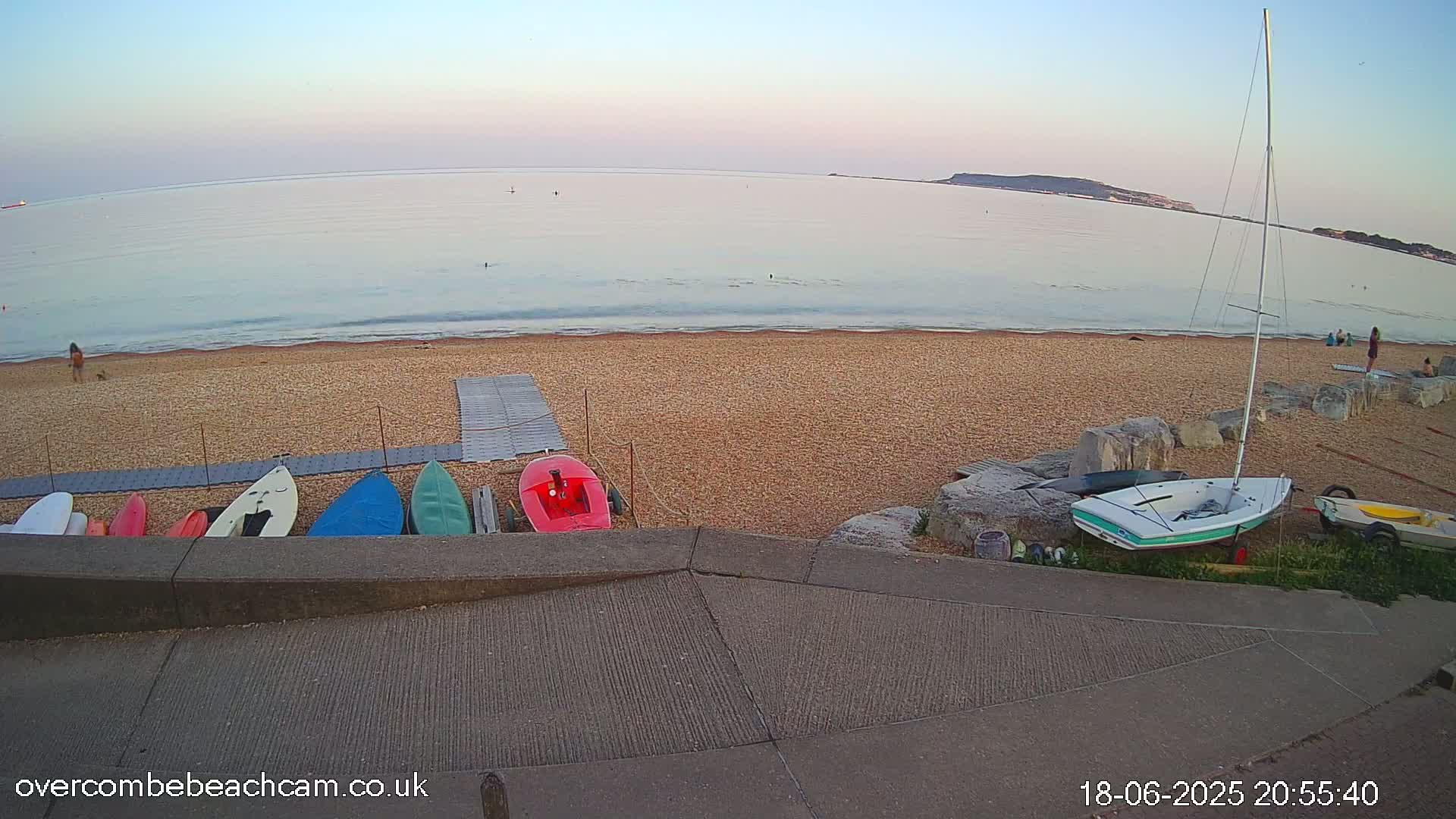 Overcombe - Weymouth Beach Live Cam - Weymouth, Dorset, South West, England, United Kingdom