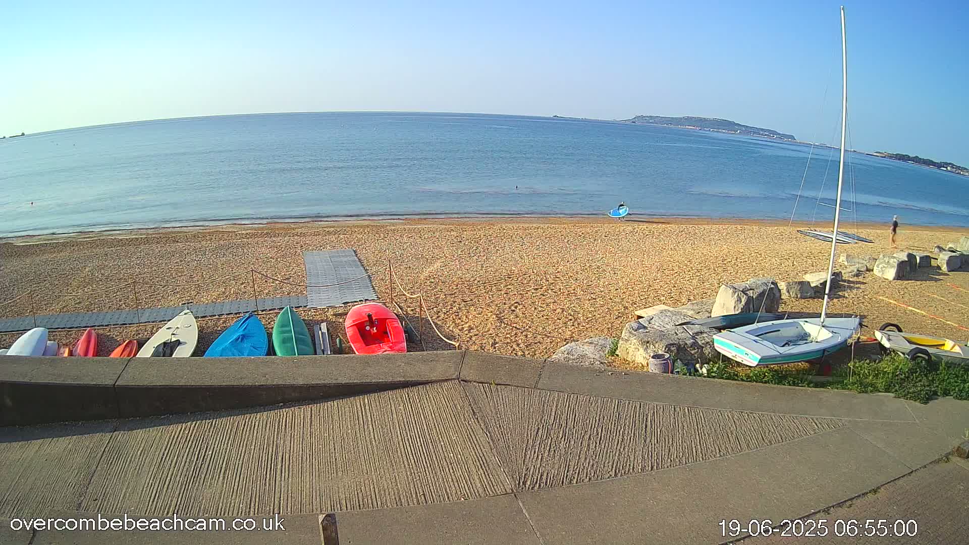 Overcombe - Weymouth Beach Live Cam - Weymouth, Dorset, South West, England, United Kingdom