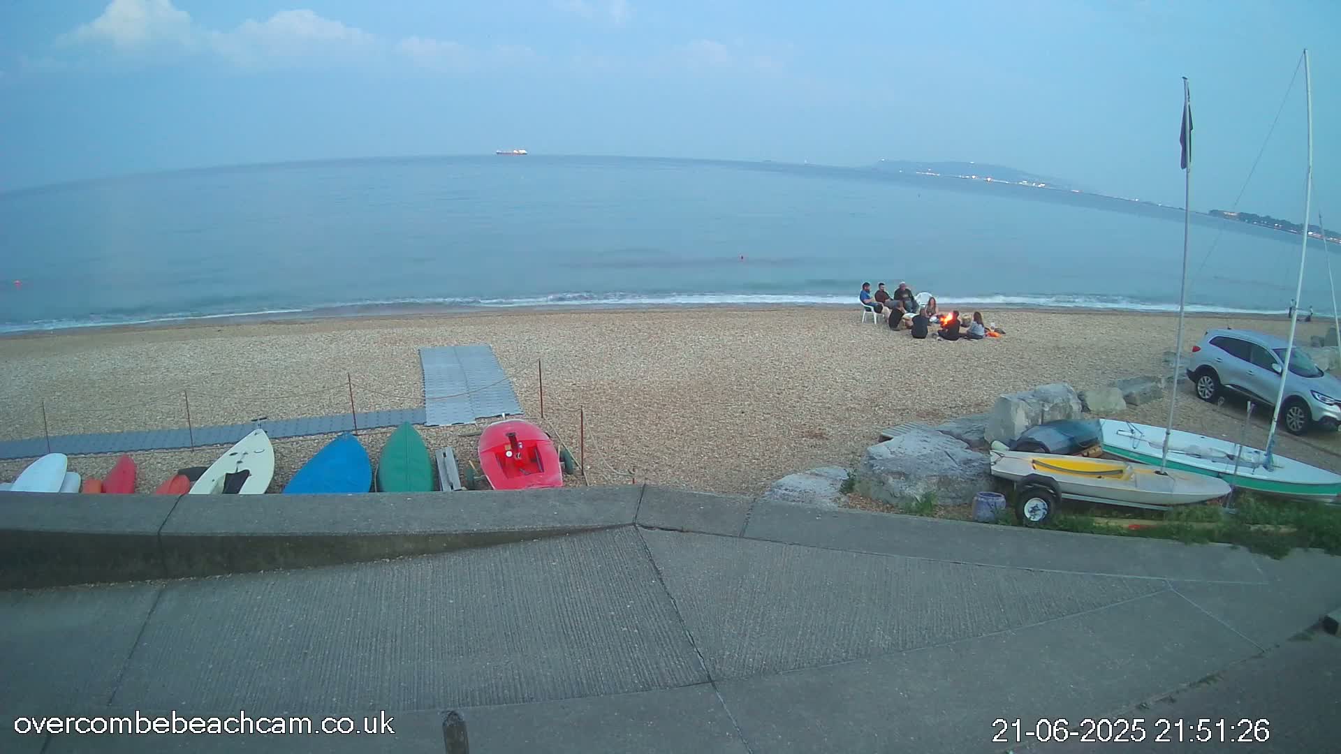 Overcombe - Weymouth Beach Live Cam - Weymouth, Dorset, South West, England, United Kingdom