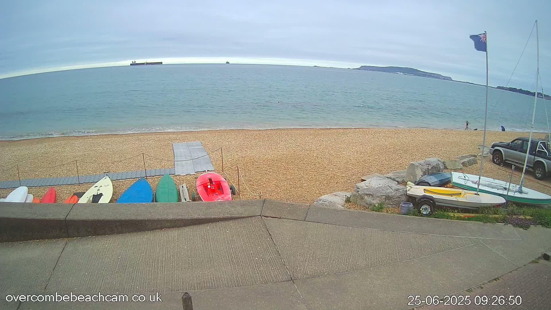 Overcombe - Weymouth Beach Live Cam - Weymouth, Dorset, South West, England, United Kingdom
