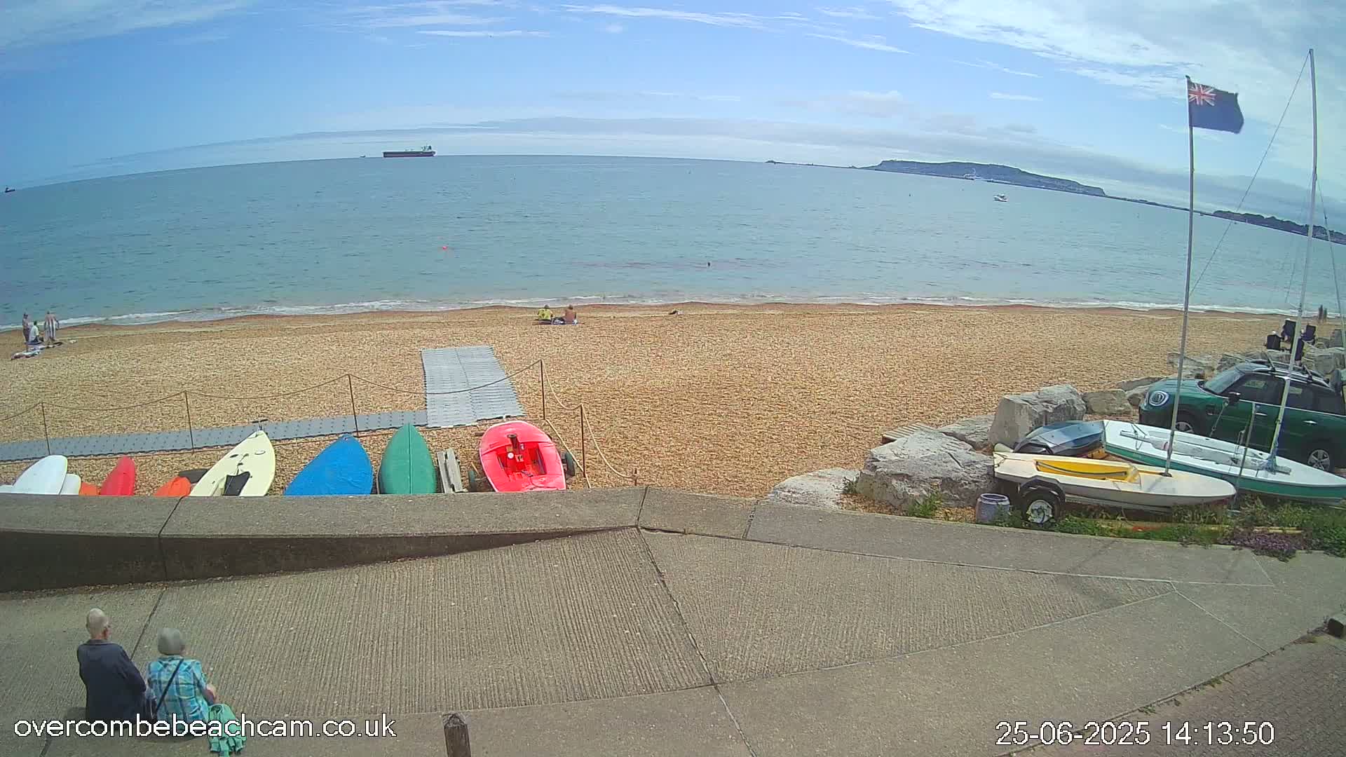 Overcombe - Weymouth Beach Live Cam - Weymouth, Dorset, South West, England, United Kingdom